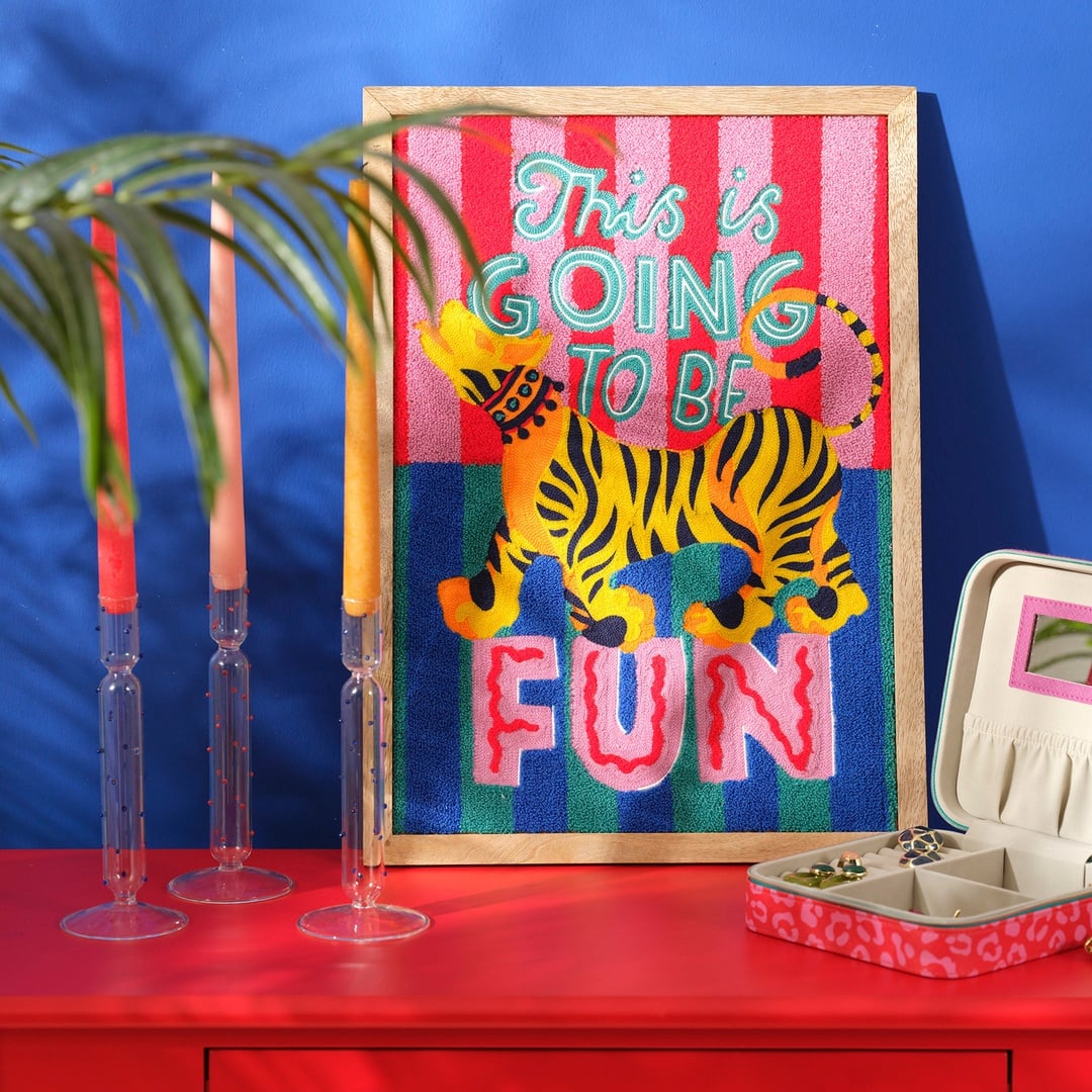 Rajpath - Ağaç Dekoratif Duvar Panosu 50x35 Cm Renkli