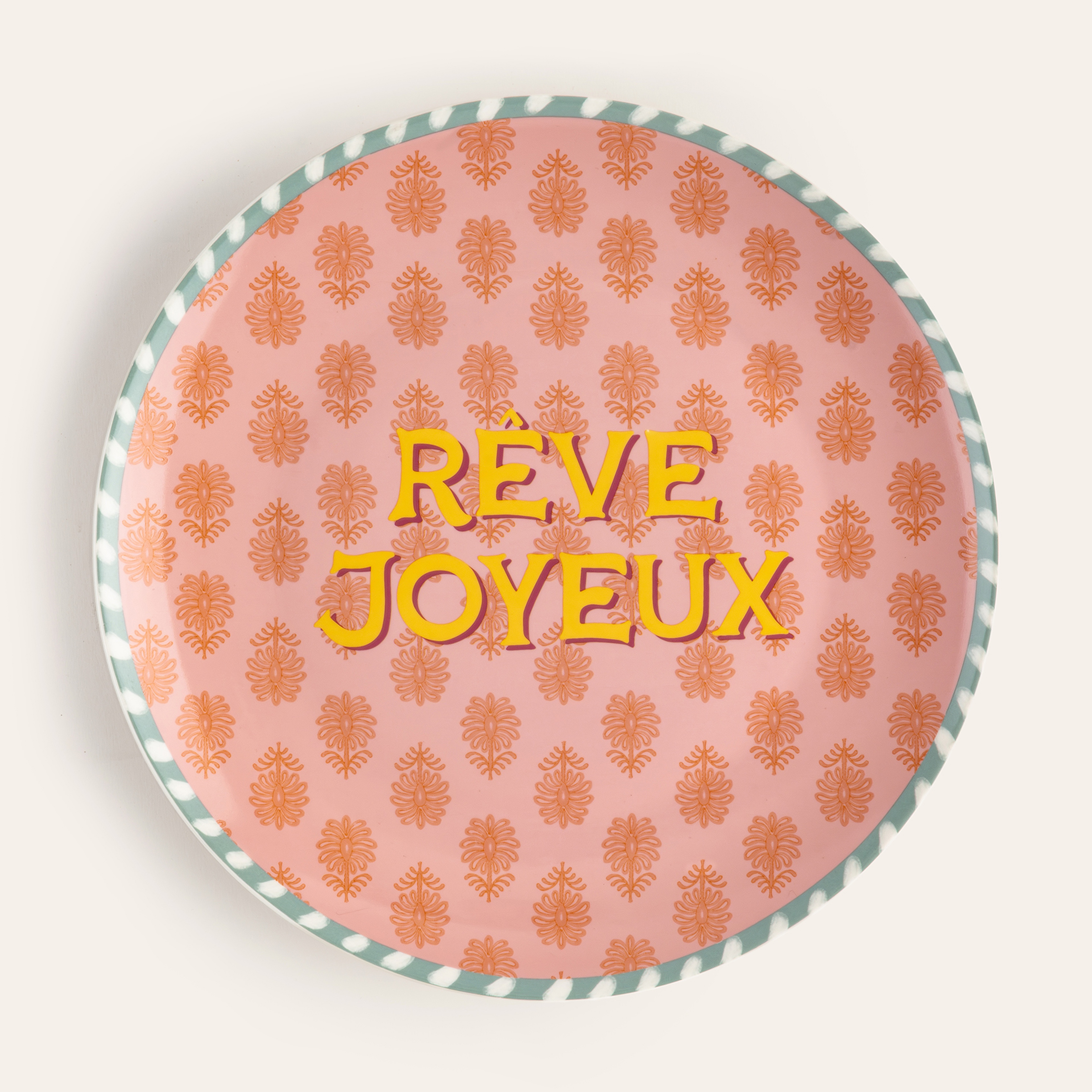 Luohu Porselen Yemek Tabağı 27 Cm Renkli