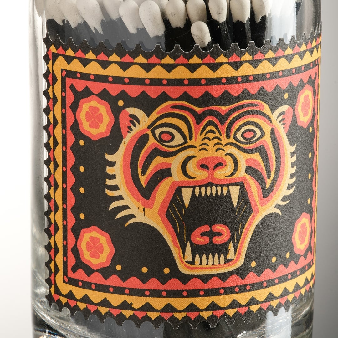 Roar Stamp Ahşap Hediyelik Eşya 19x8x8 Cm Renkli