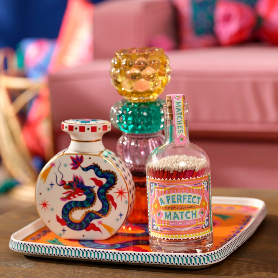 A Perfect Match Stamp Ahşap Hediyelik Eşya 19x8x8 Cm Renkli