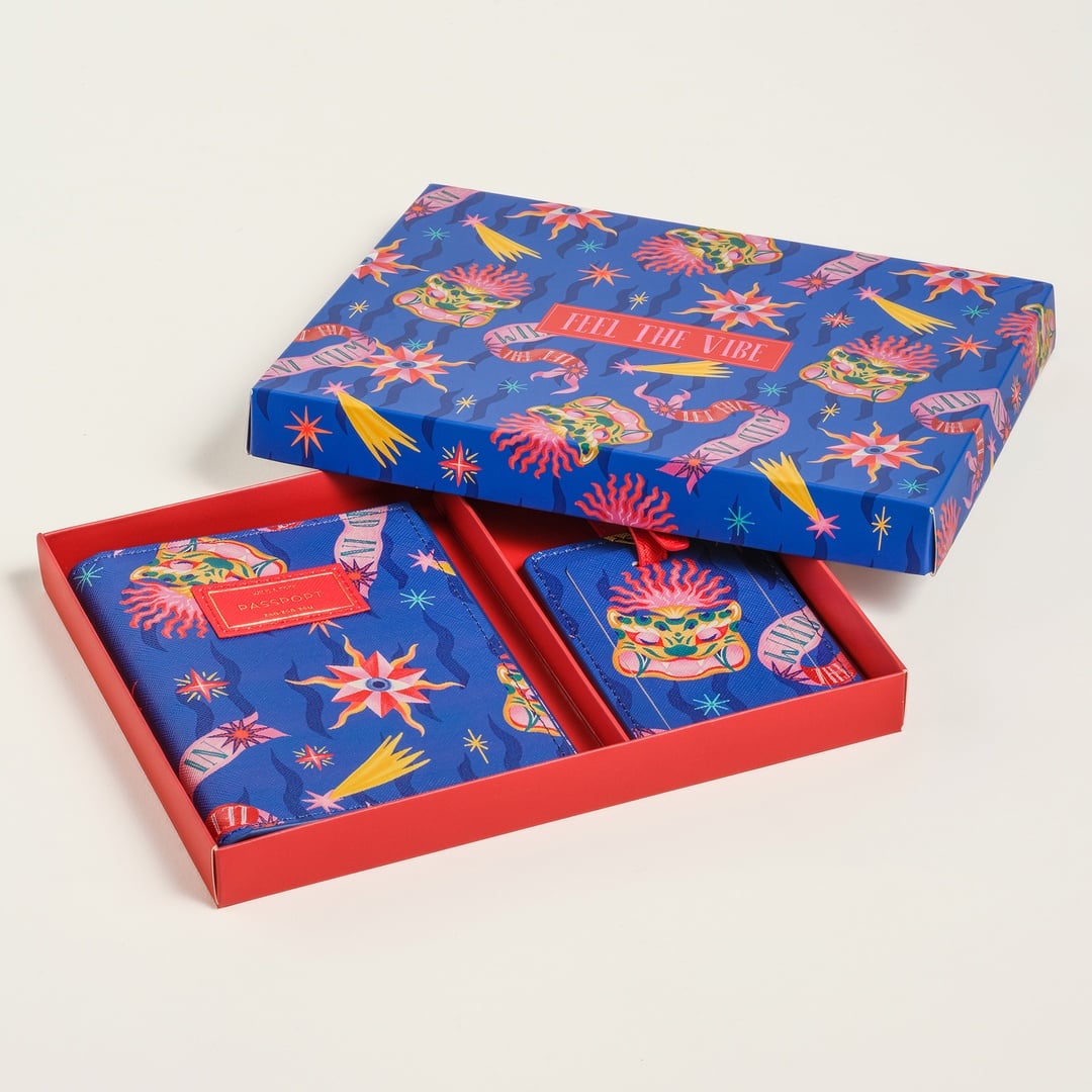 Meılın Pvc Seyahat Seti 21x16.5x2.5 Cm Koyu Mavi