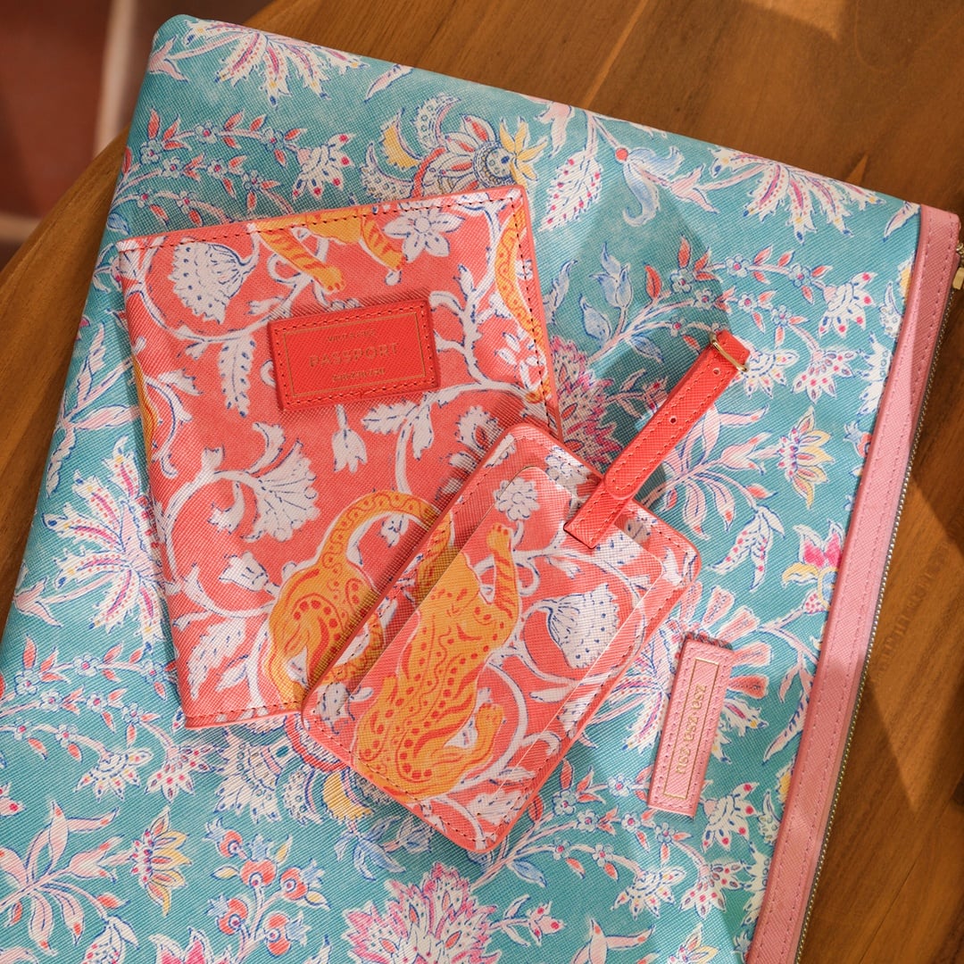 Meılın Pvc Seyahat Seti 21x16.5x2.5 Cm Turuncu