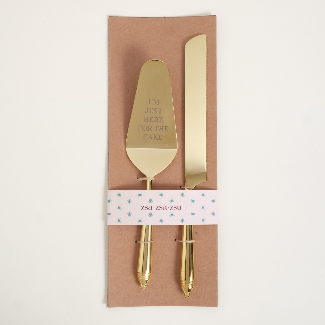 Tanda Çelik Servis Seti 31x6x3 Cm Altın