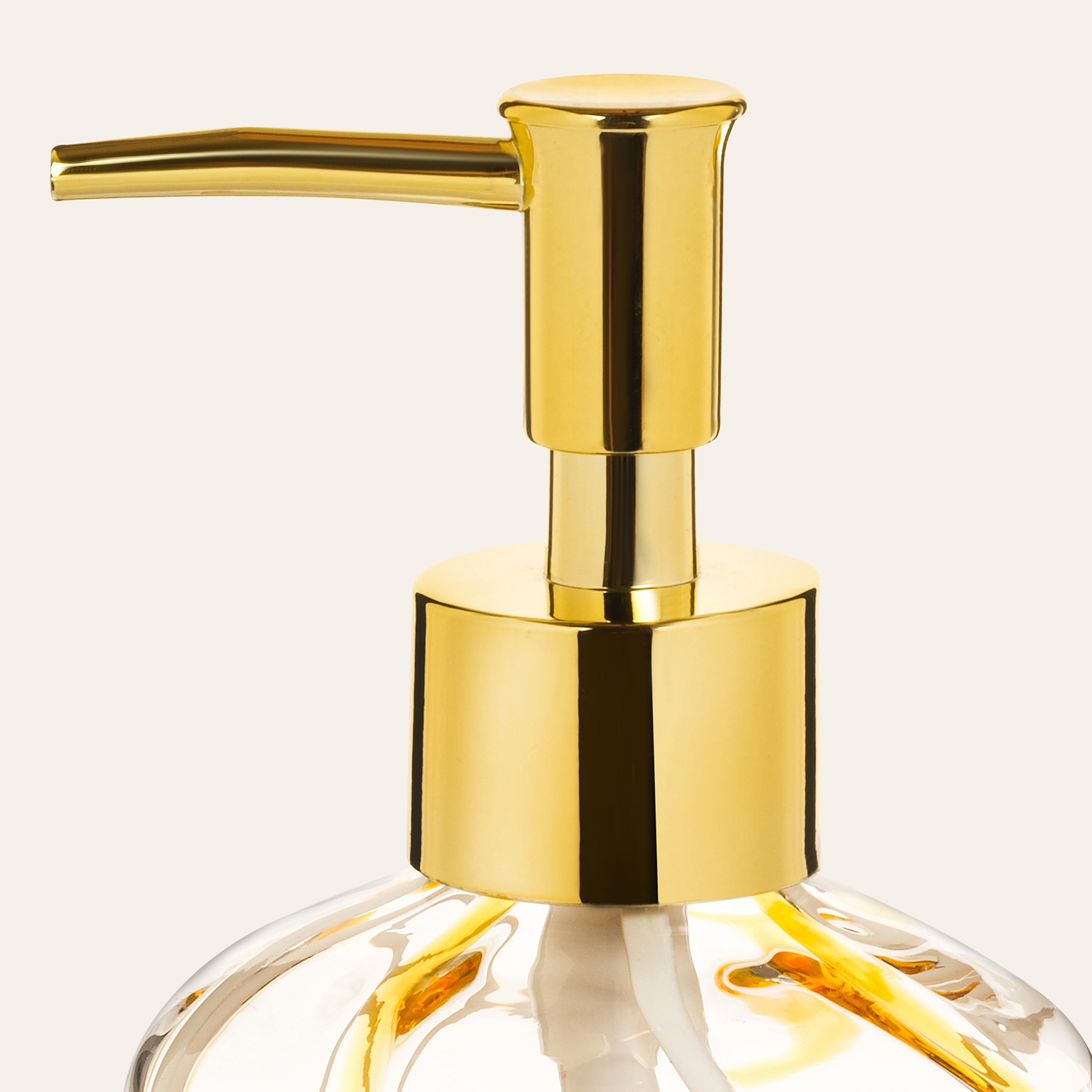 Nanjıng Borosilikat Cam Sıvı Sabunluk 8x8x20.5 Cm Renkli