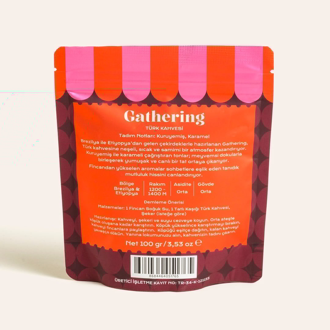 Gatherıng - Türk Kahvesi Paket 100 Gr