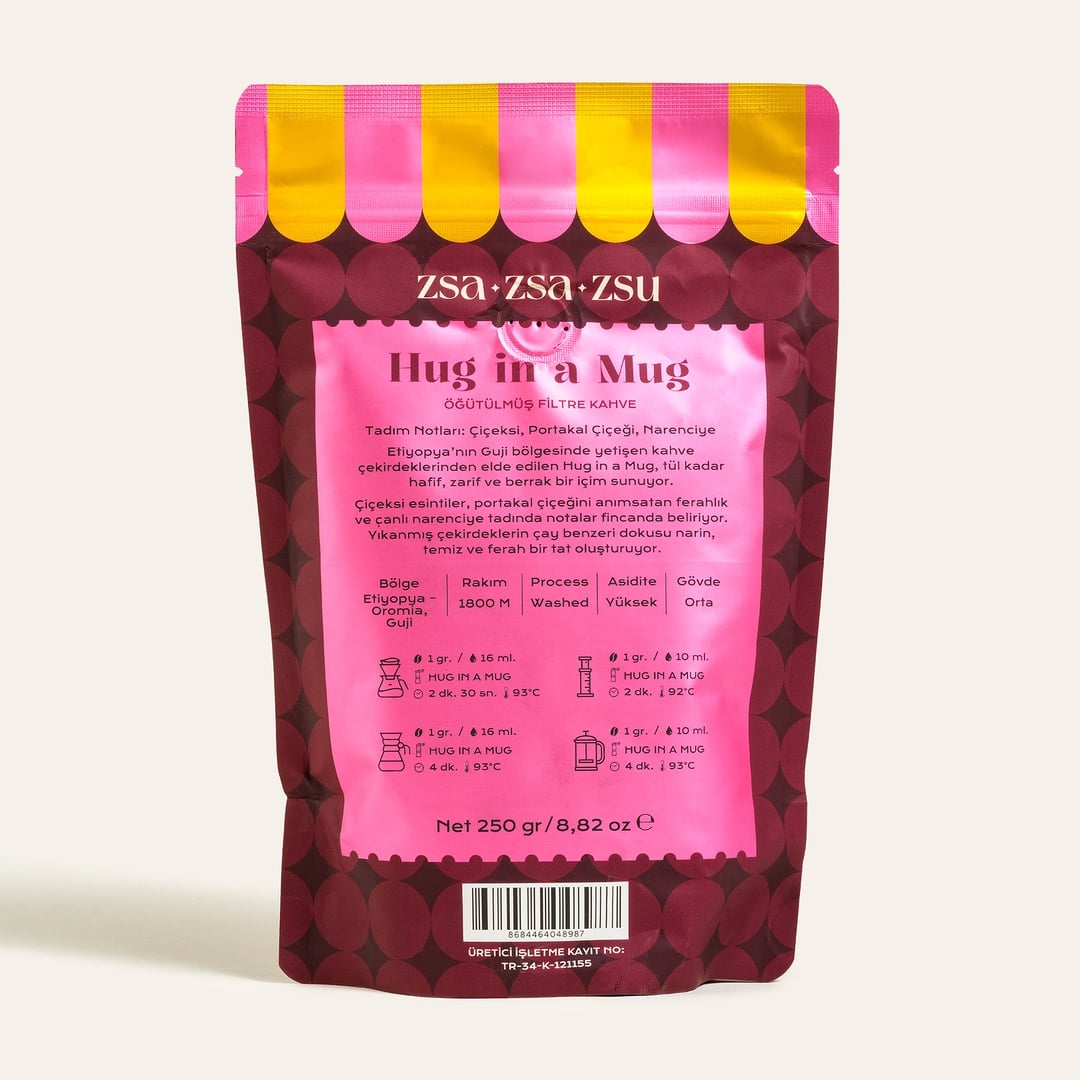 Hug In A Mug - Filtre Kahve Paket 250 Gr