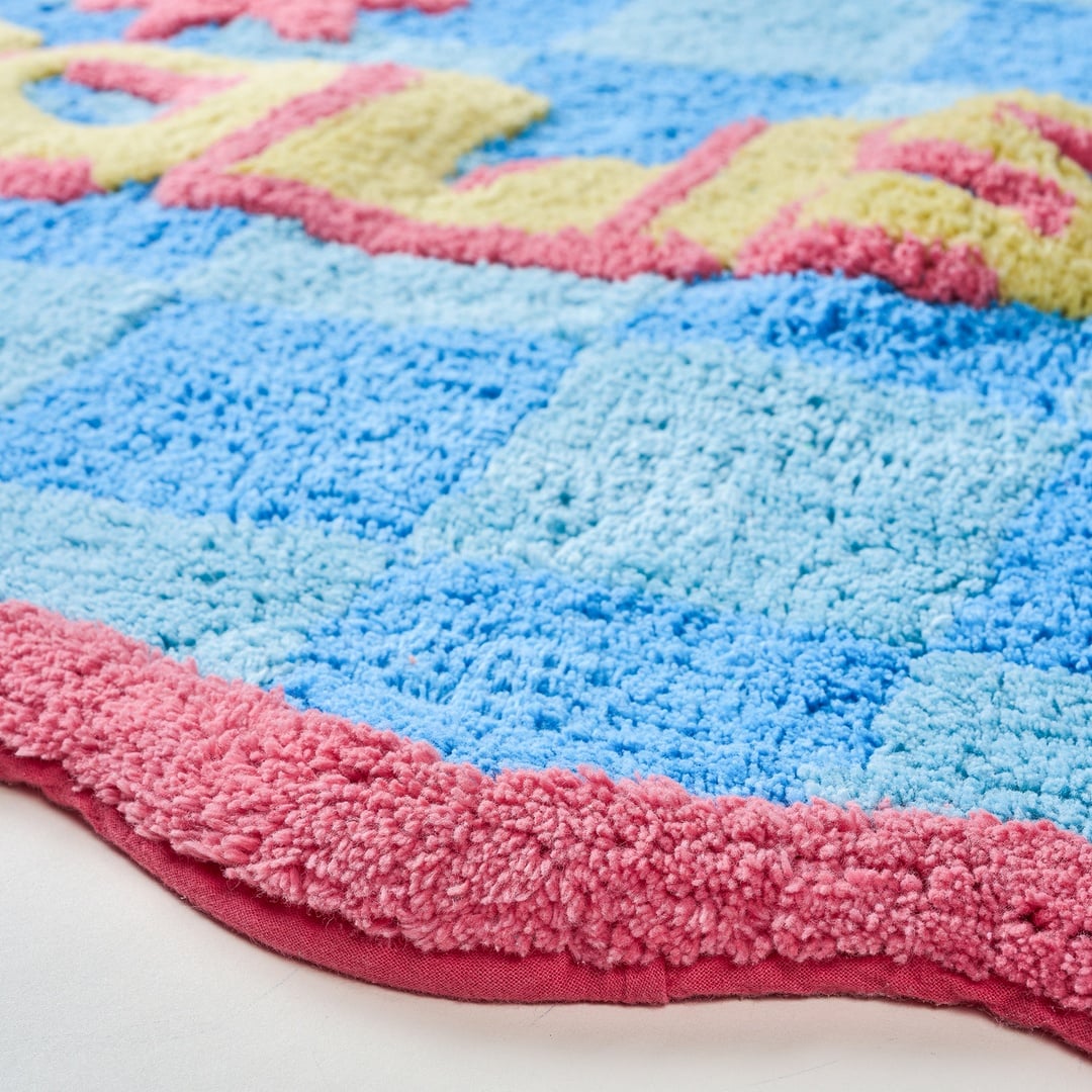 Punjab Pamuk Banyo Paspası 60x90 Cm Açık Mavi