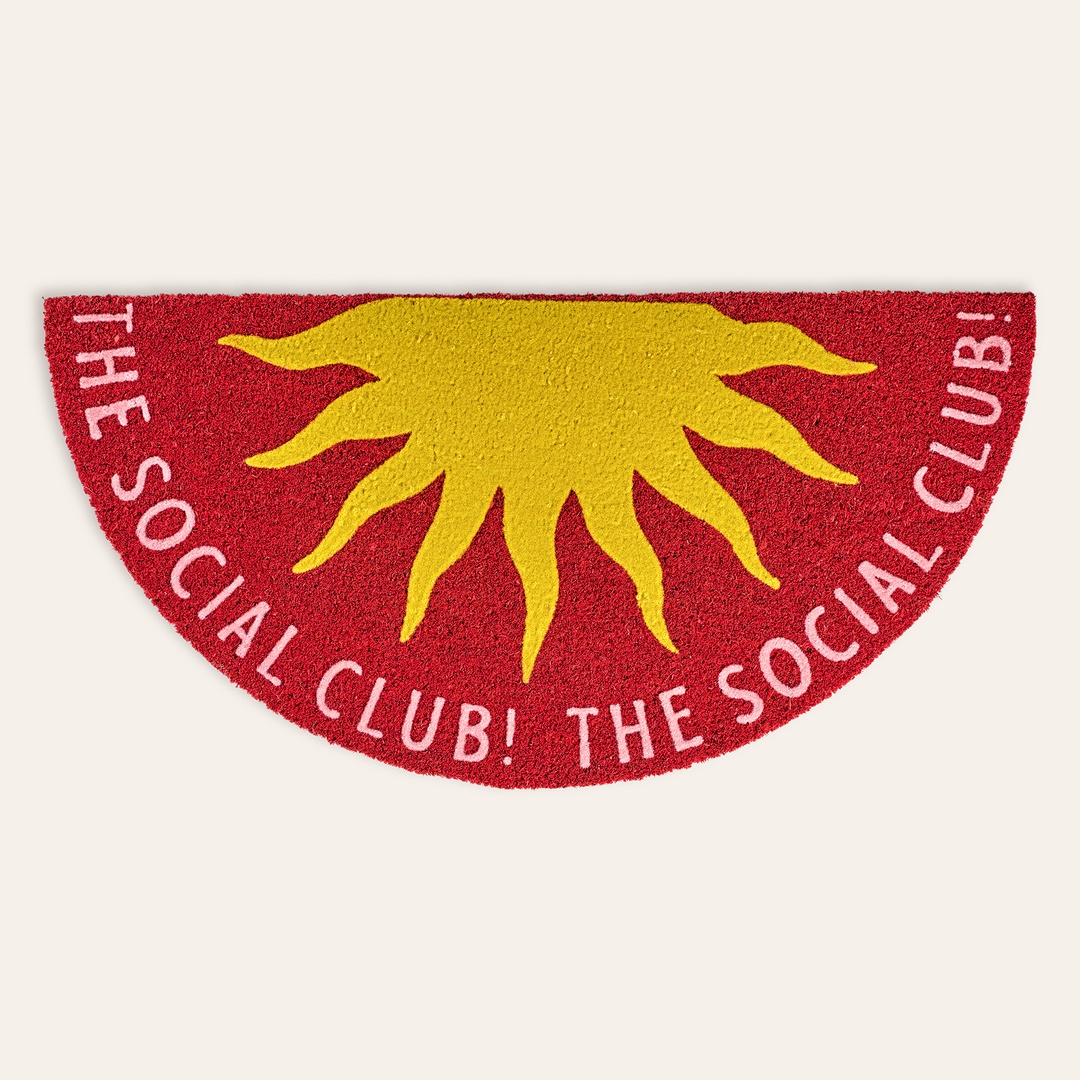 Kerala Coır Kapı Önü Paspası 40x80 Cm Sarı