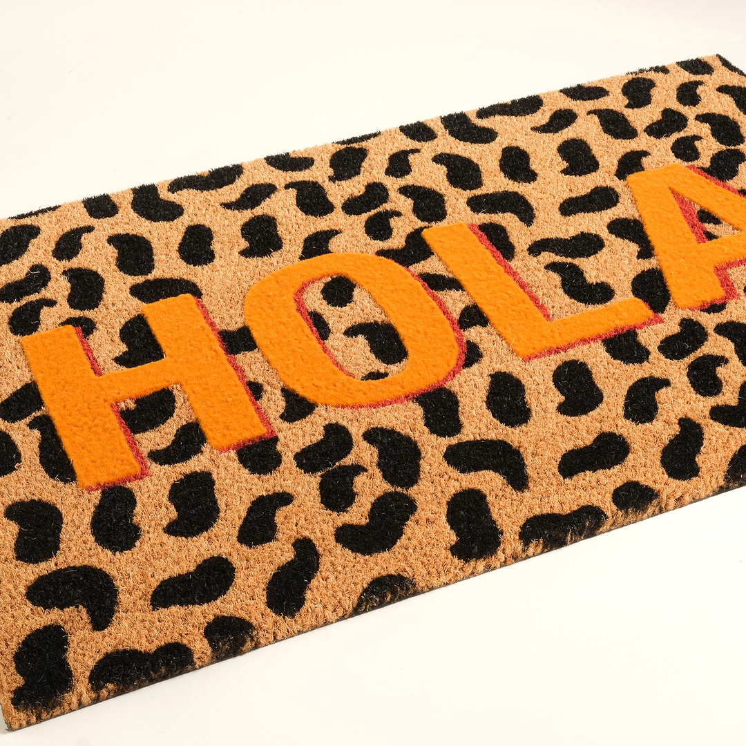 Kerala Coır Kapı Önü Paspası 45x75 Cm Sarı