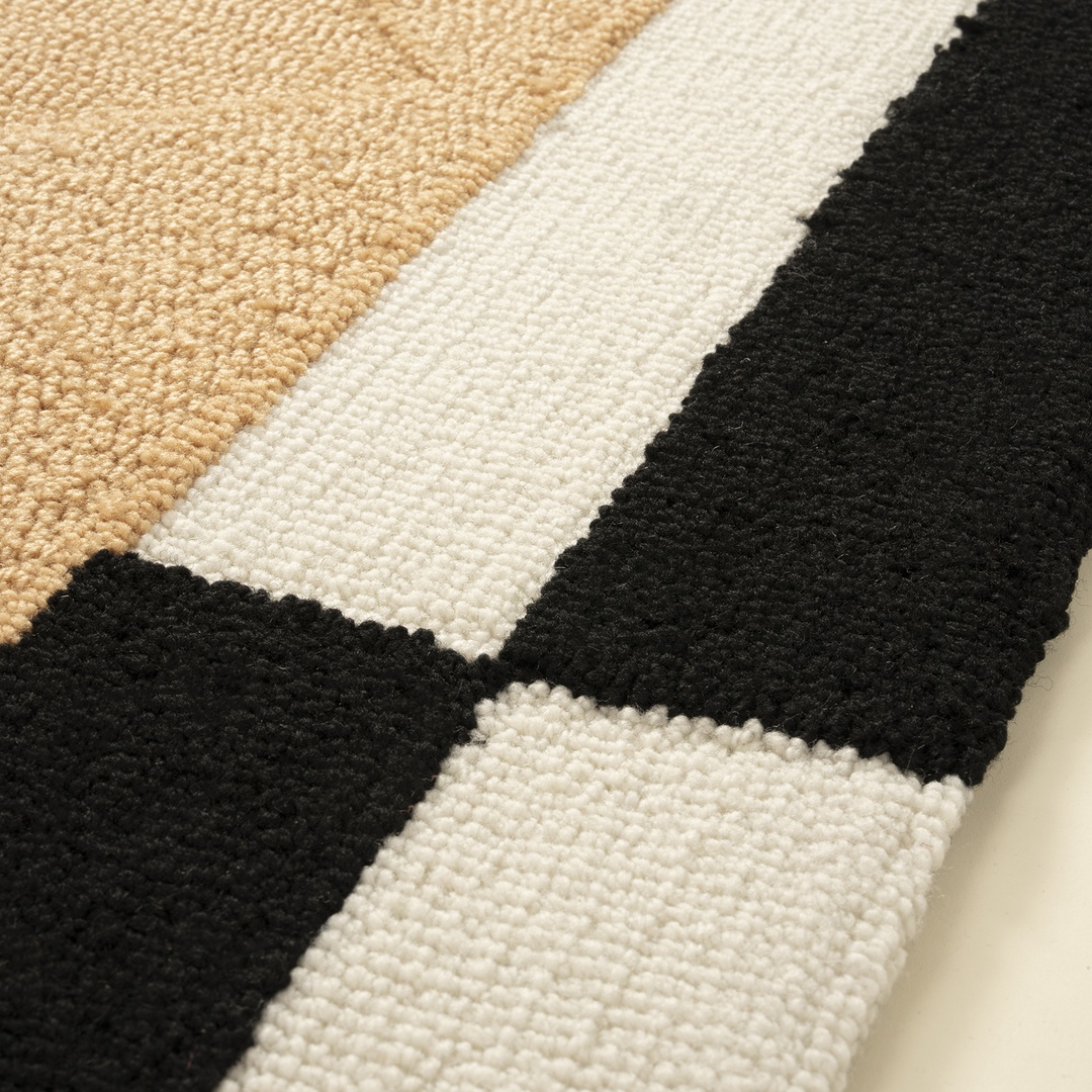 Laxıa Rölyef Polyester Halı 160x230 Cm Bej