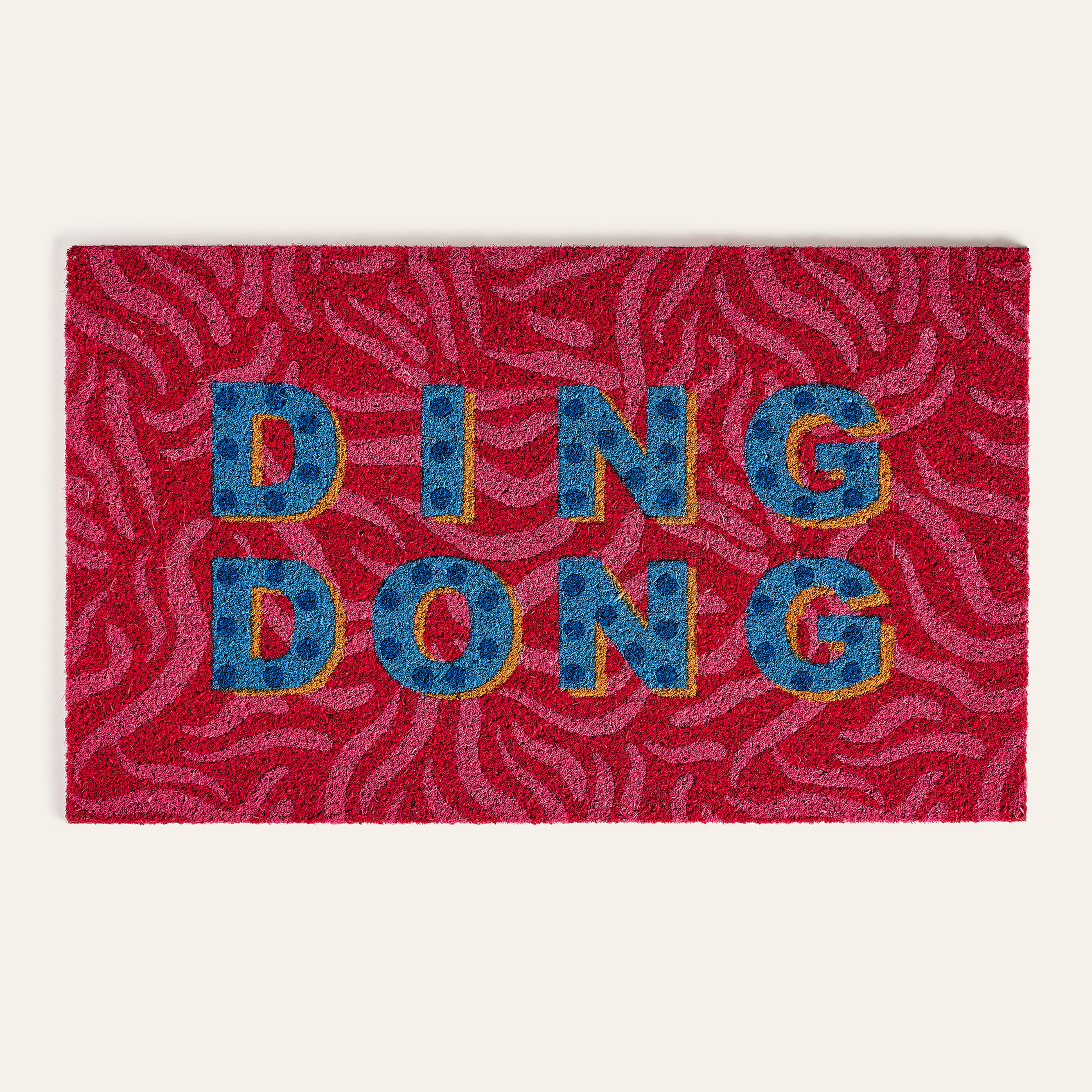 Kerala Coır Kapı Önü Paspası 45x75 Cm Kırmızı