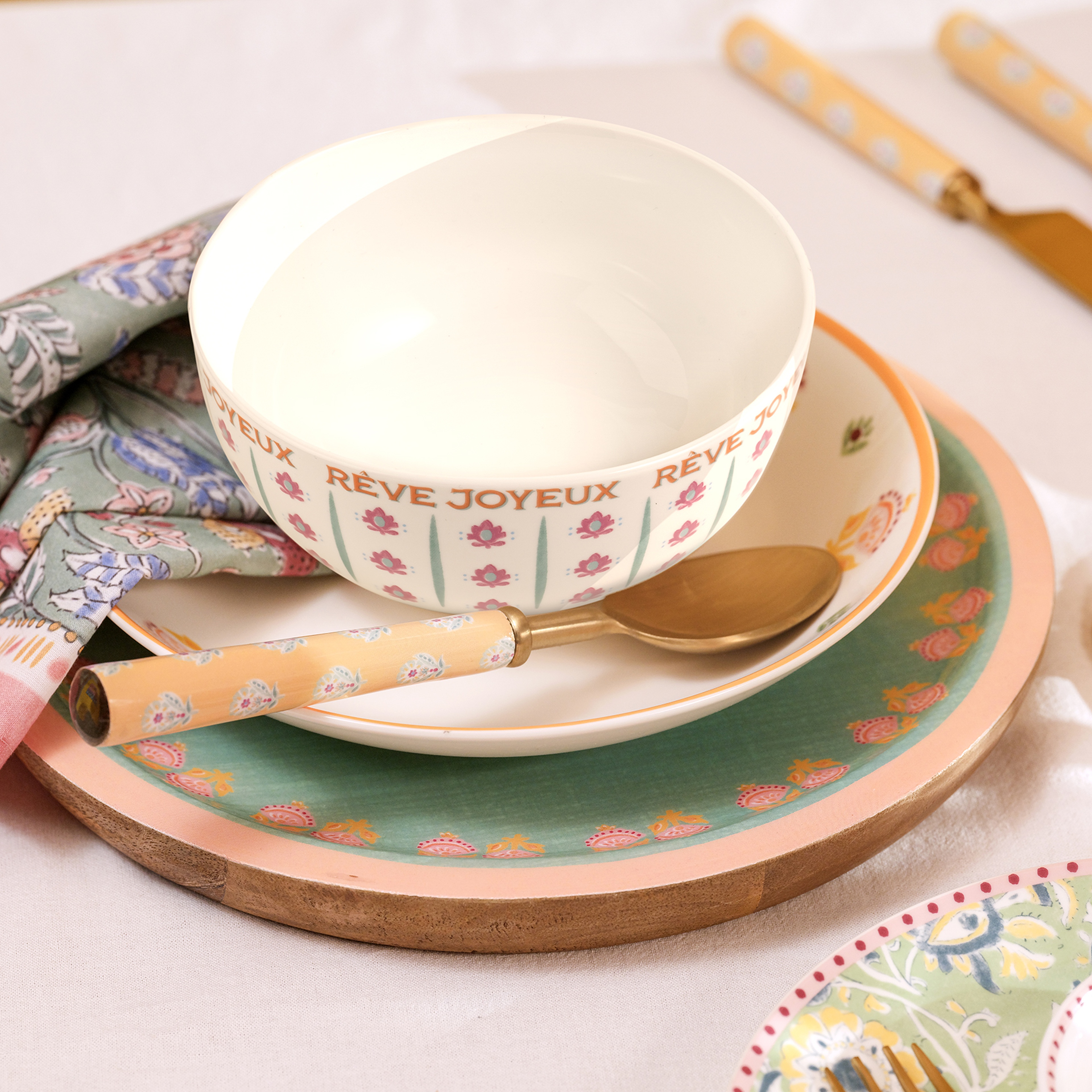 Luohu Porselen Kase 13 Cm Renkli