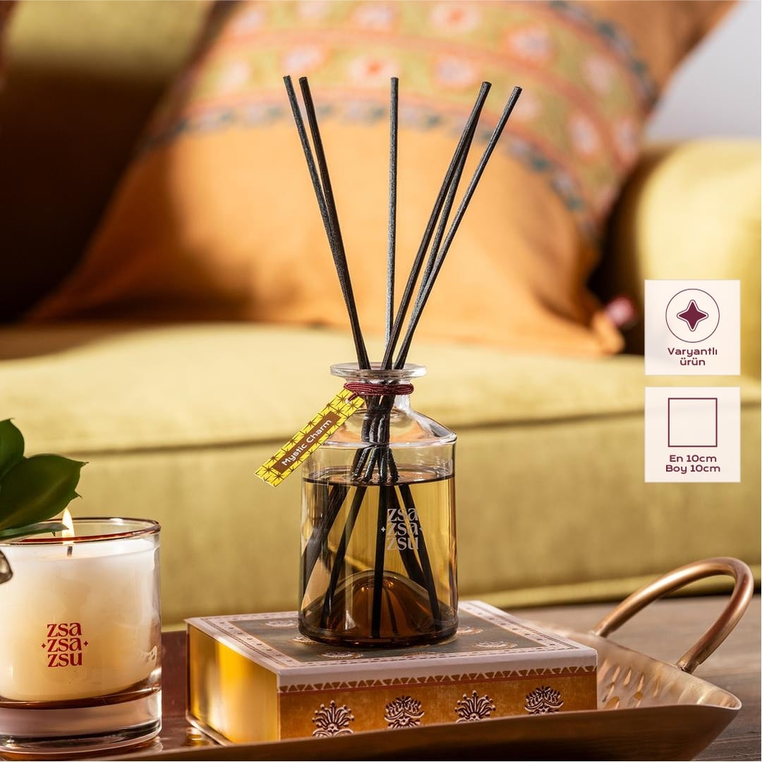 Mystıc Charm - Çubuklu Oda Kokusu 190 Ml Kahverengi