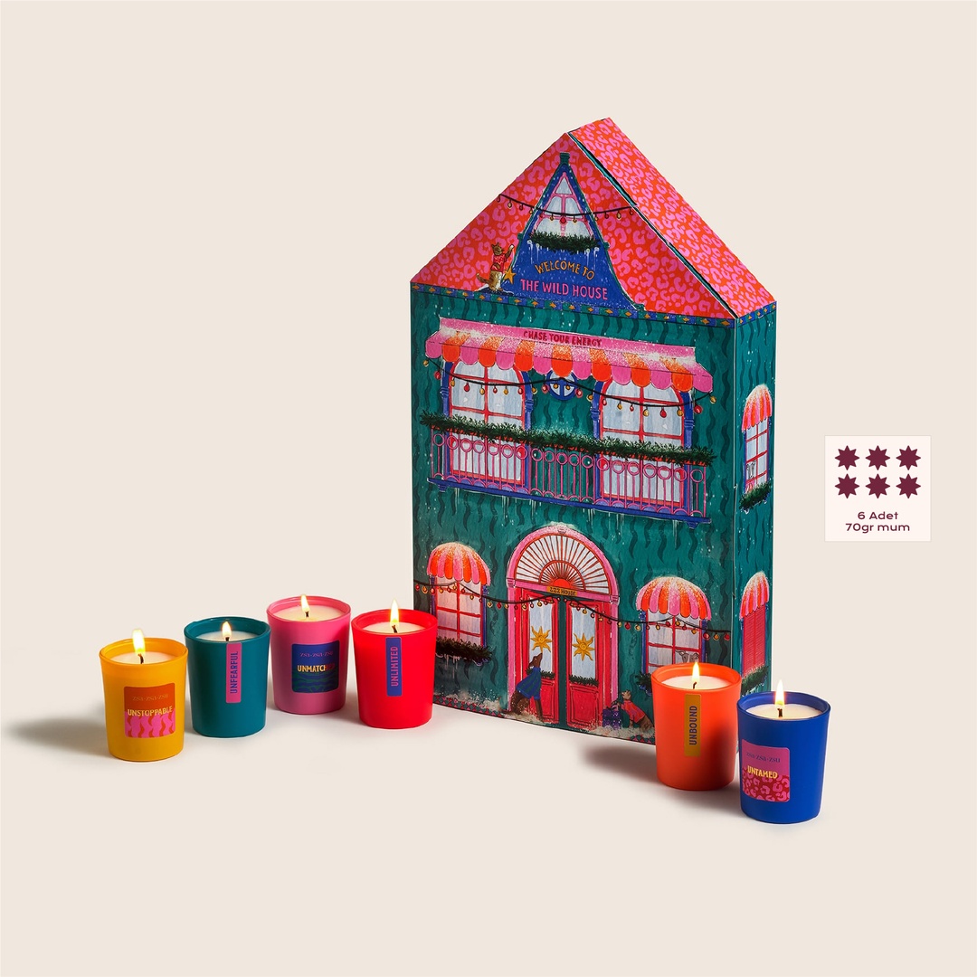 The Wıld House Soya Wax Kokulu Mum 6x70gr Green Mandarın&fıg, Hıbıscus Faırytale, Ralph Lotus Flower, Mojıto, Just Sandal, Indıan Jasmıne