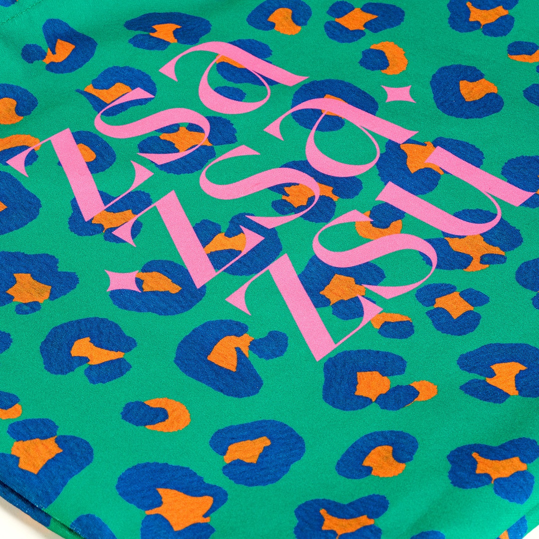 Marmara Dijital Baskılı Pamuk Omuz Çantası 40x40 Cm Yeşil