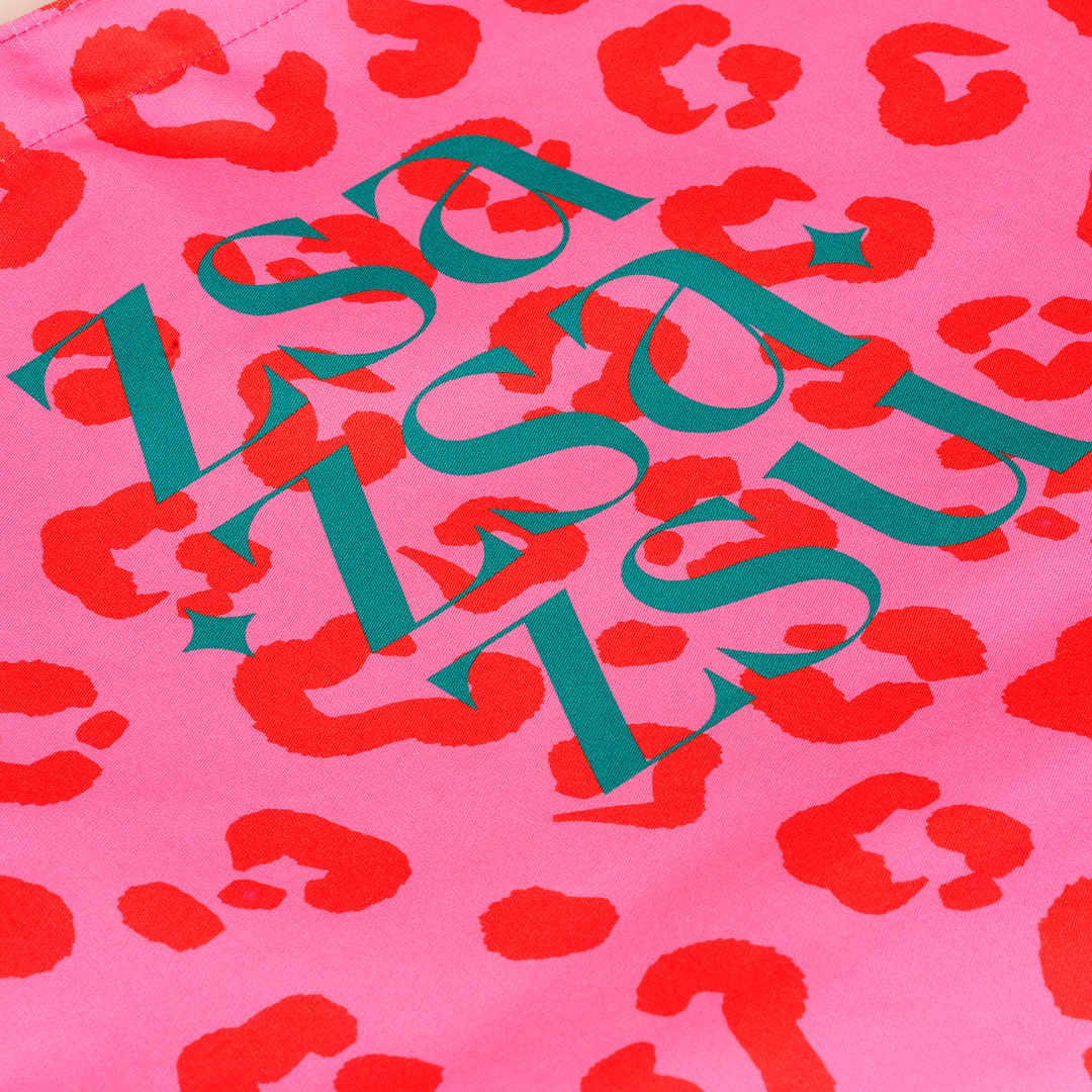 Marmara Dijital Baskılı Pamuk Omuz Çantası 40x40 Cm Pembe