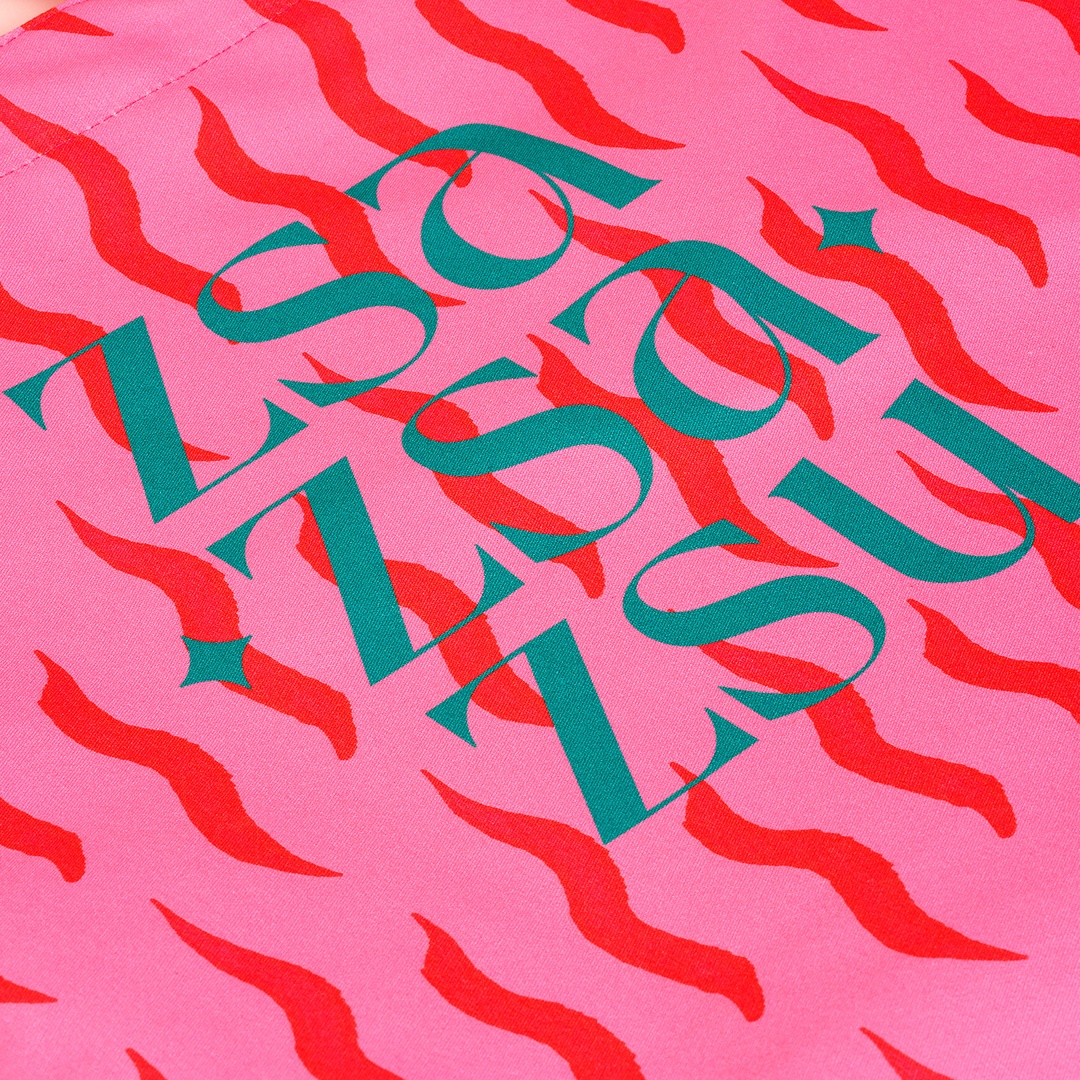 Marmara Dijital Baskılı Pamuk Omuz Çantası 40x40 Cm Pembe