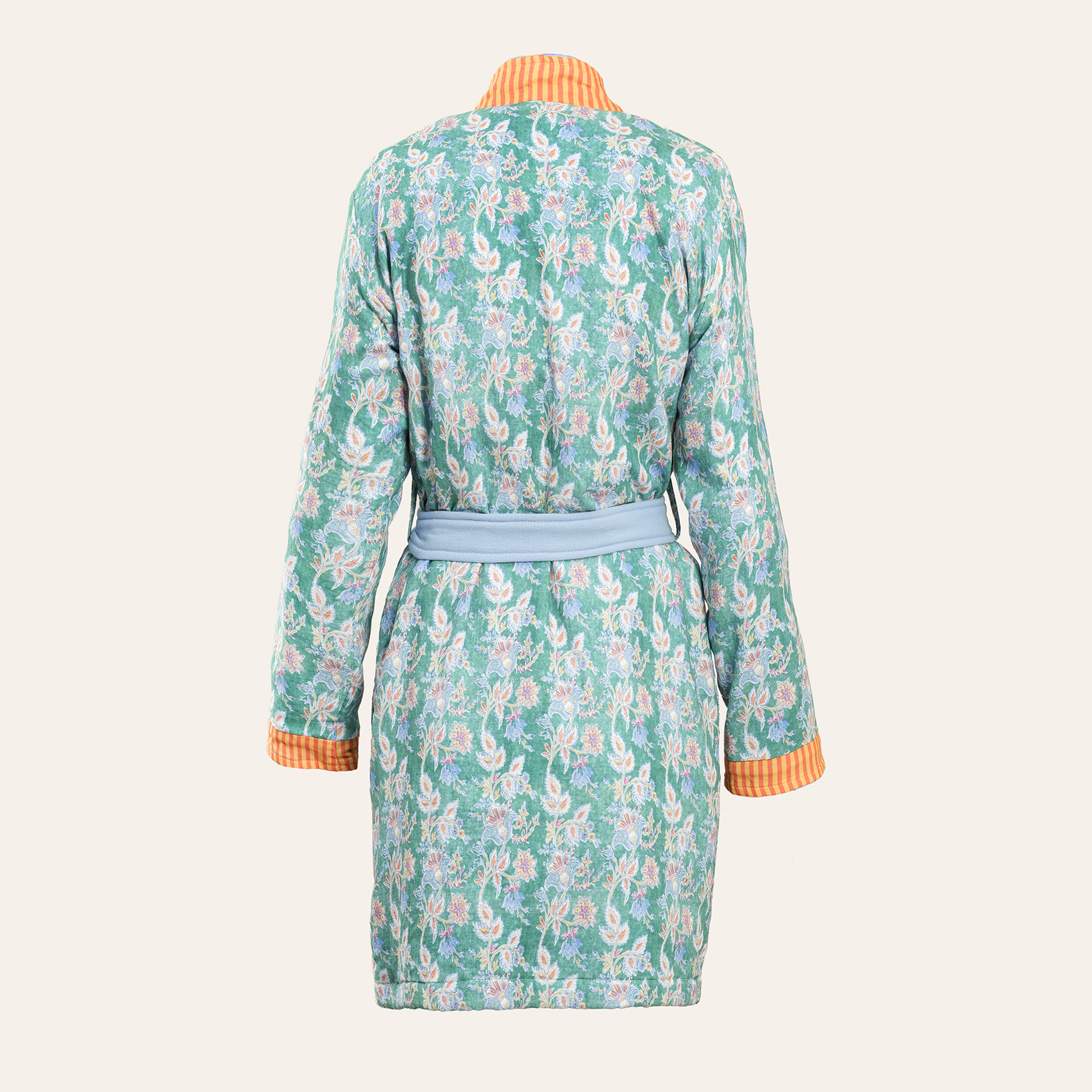 Tabea Kimono Pamuk Bornoz - Yeşil