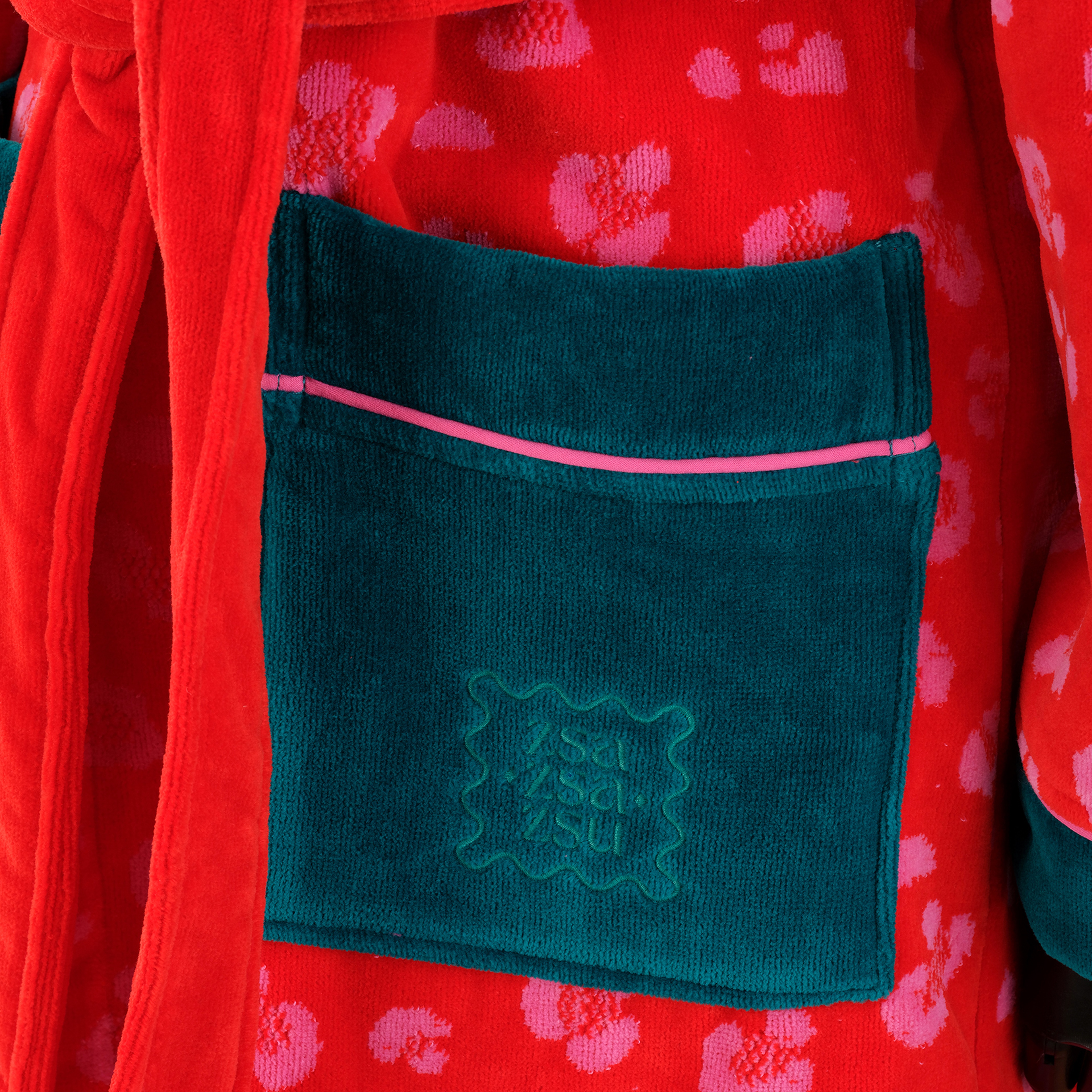 Tabea Pembe - Kırmızı Bornoz