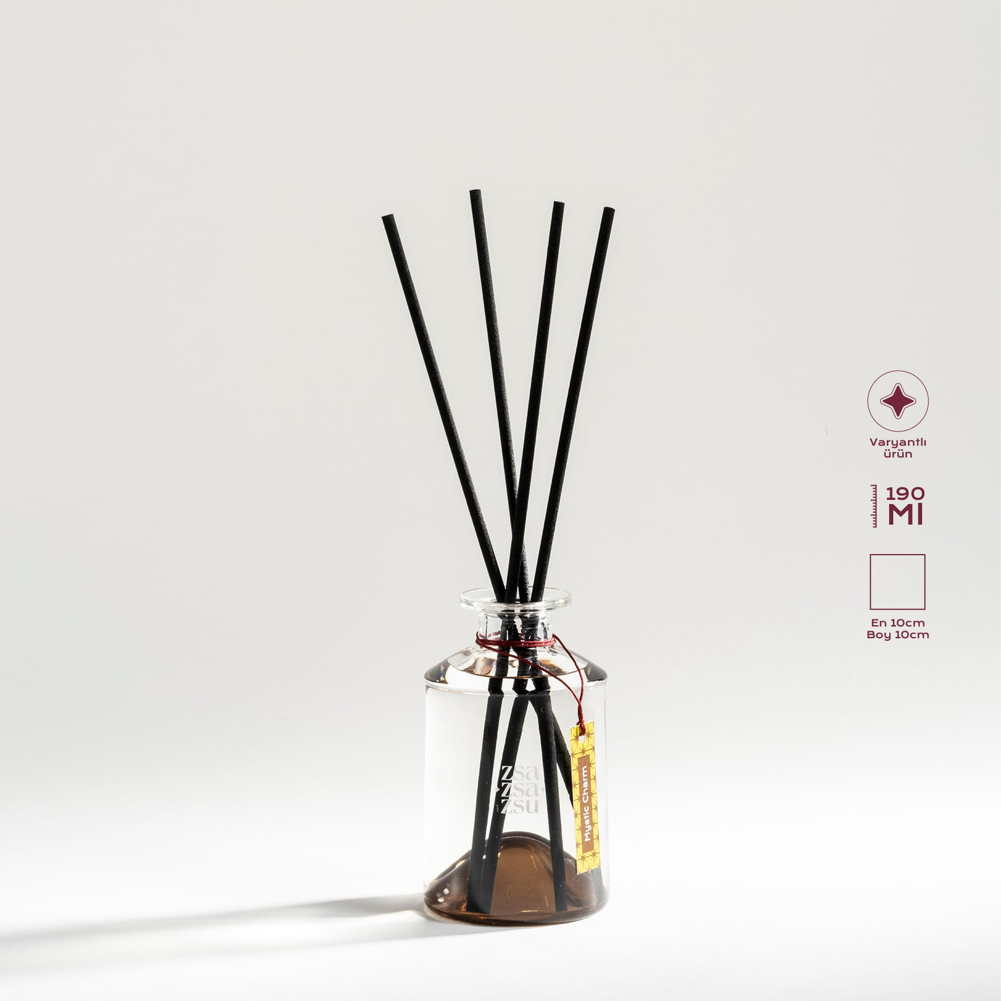 Mystıc Charm - Çubuklu Oda Kokusu 190 Ml Kahverengi