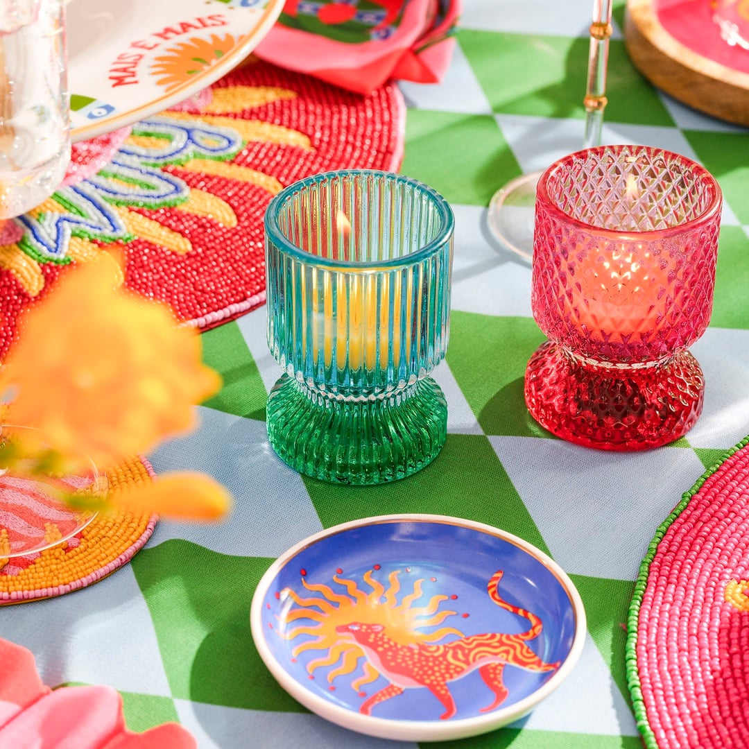 Nanjıng Cam Dekoratif Obje 6x6x8.5 Cm Renkli