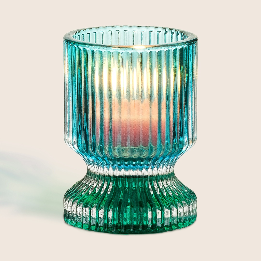 Nanjıng Cam Dekoratif Obje 6x6x8.5 Cm Renkli