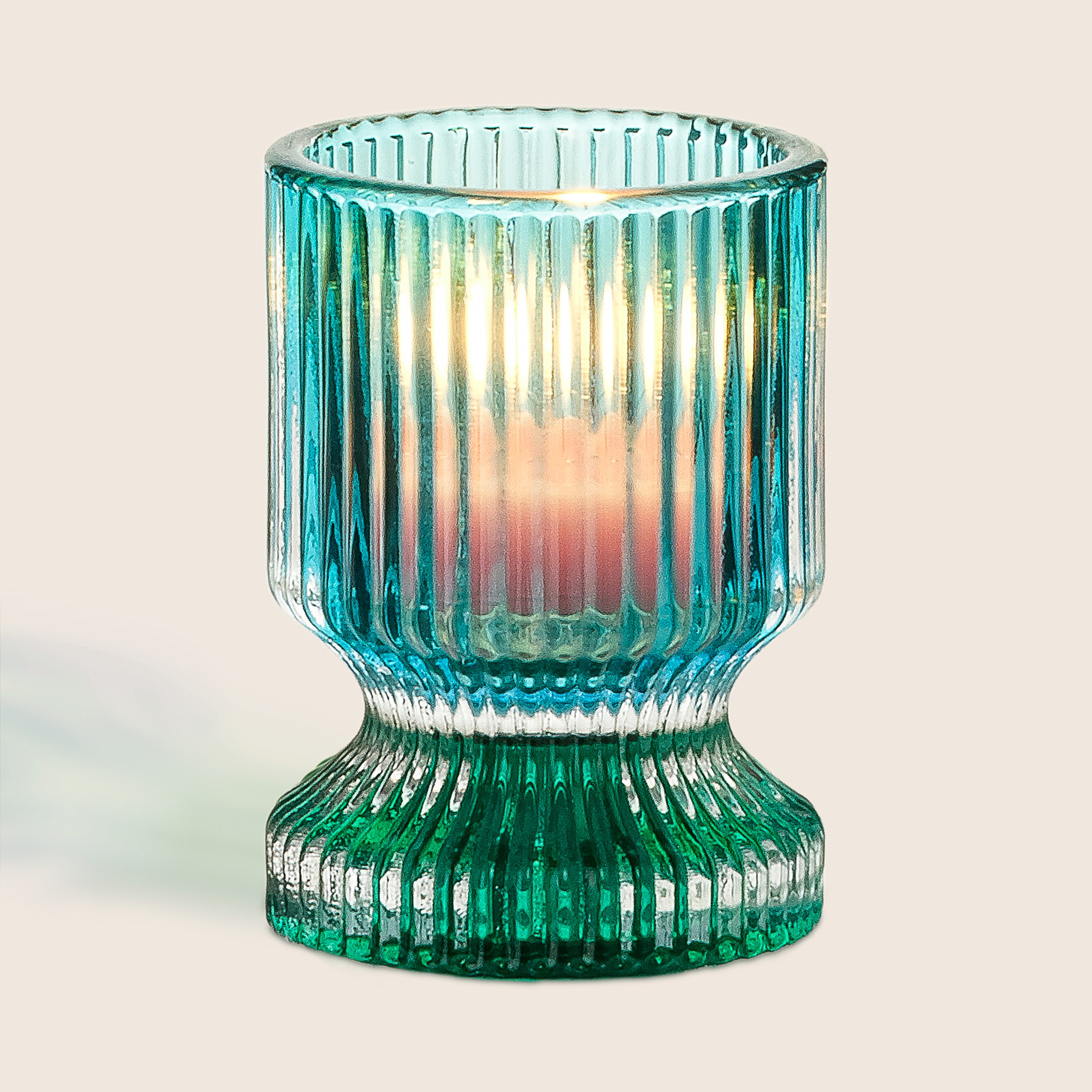 Nanjıng Cam Dekoratif Obje 6x6x8.5 Cm Renkli