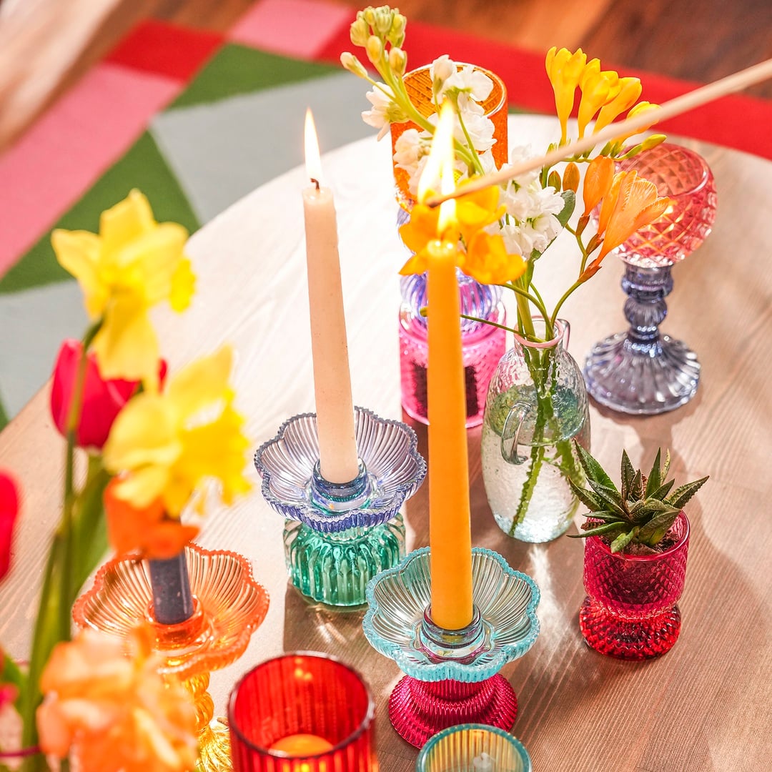 Nanjıng Cam Dekoratif Obje 6x6x8.5 Cm Renkli