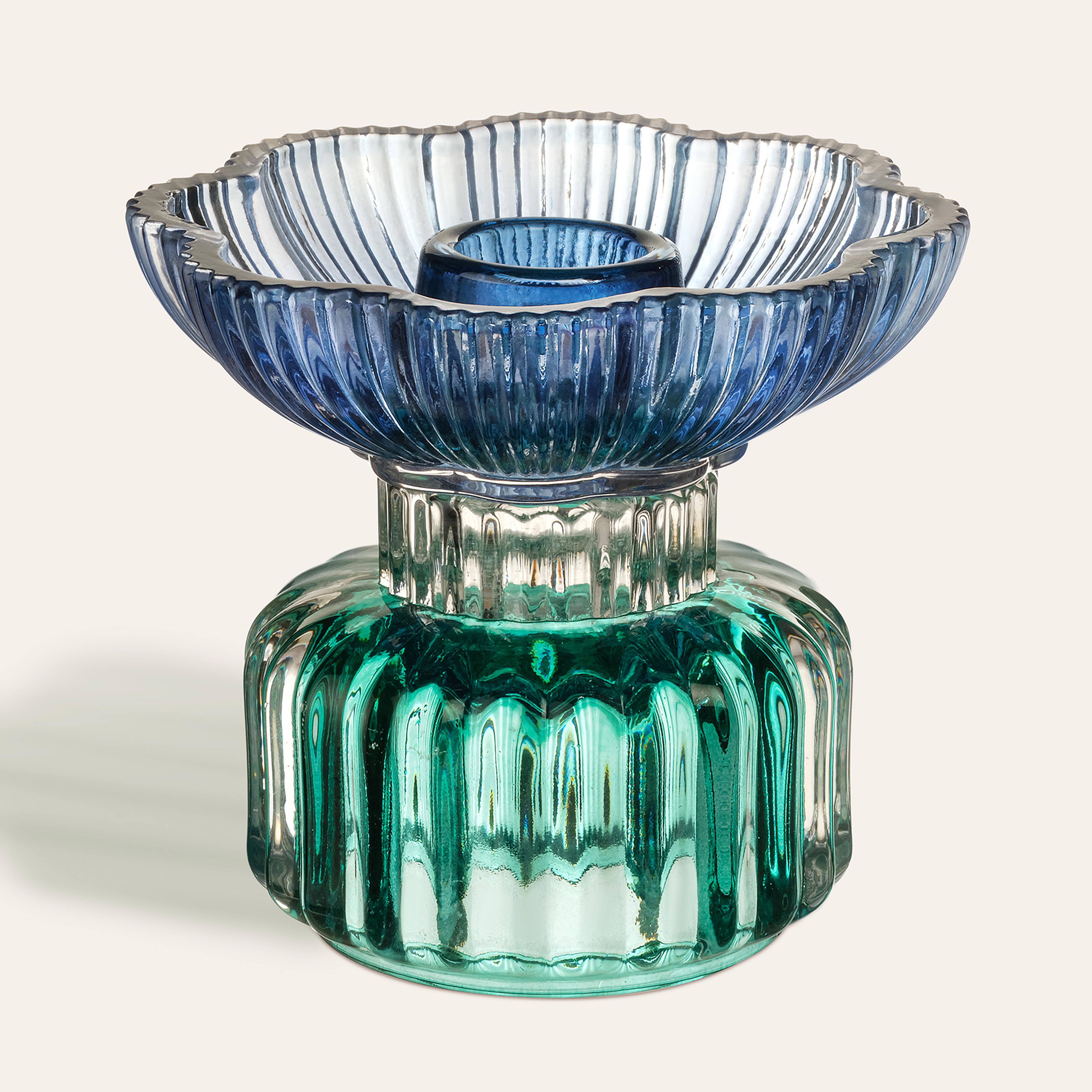 Nanjıng Cam Dekoratif Obje 10.2x10.2x9 Cm Renkli