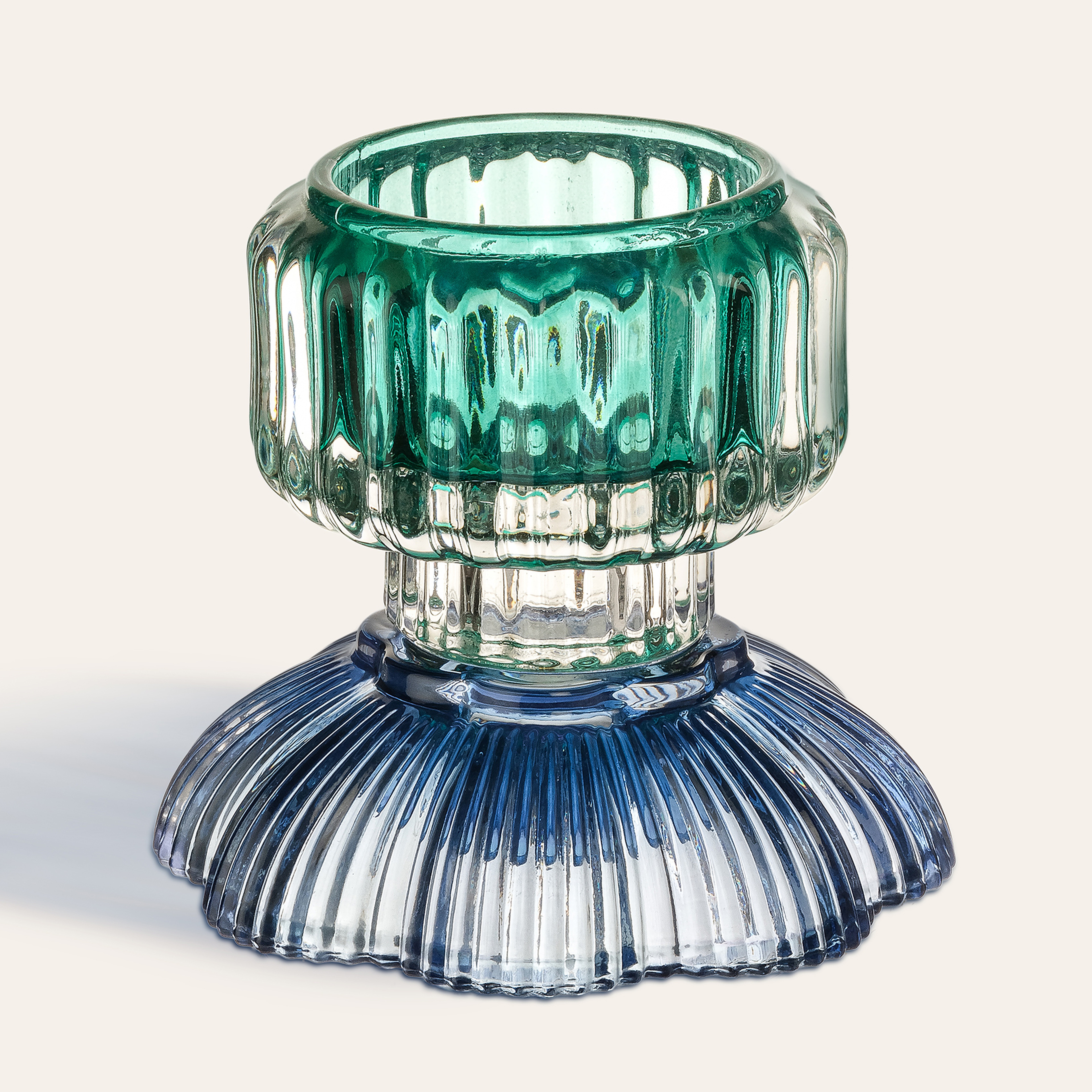 Nanjıng Cam Dekoratif Obje 10.2x10.2x9 Cm Renkli