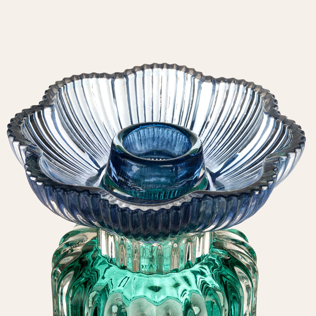 Nanjıng Cam Dekoratif Obje 10.2x10.2x9 Cm Renkli