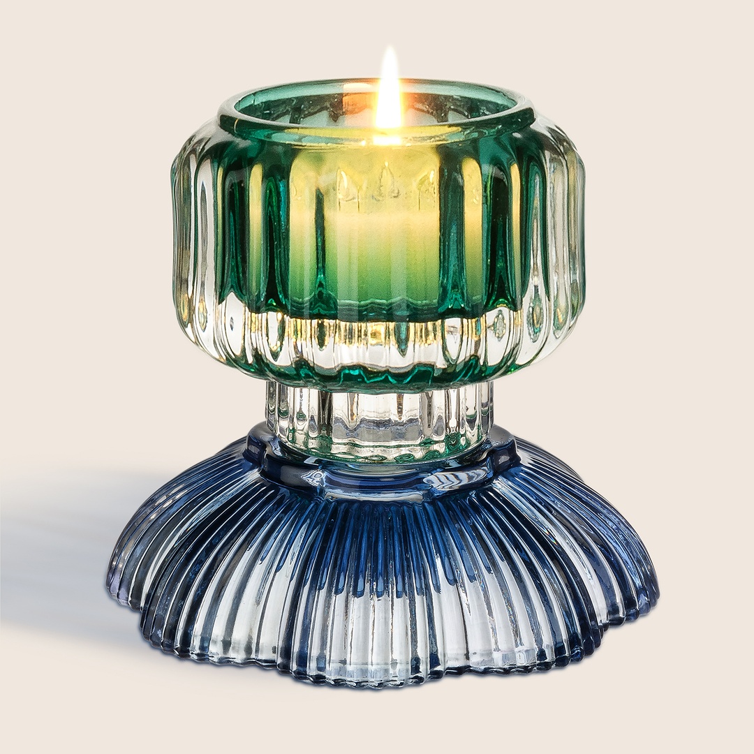 Nanjıng Cam Dekoratif Obje 10.2x10.2x9 Cm Renkli