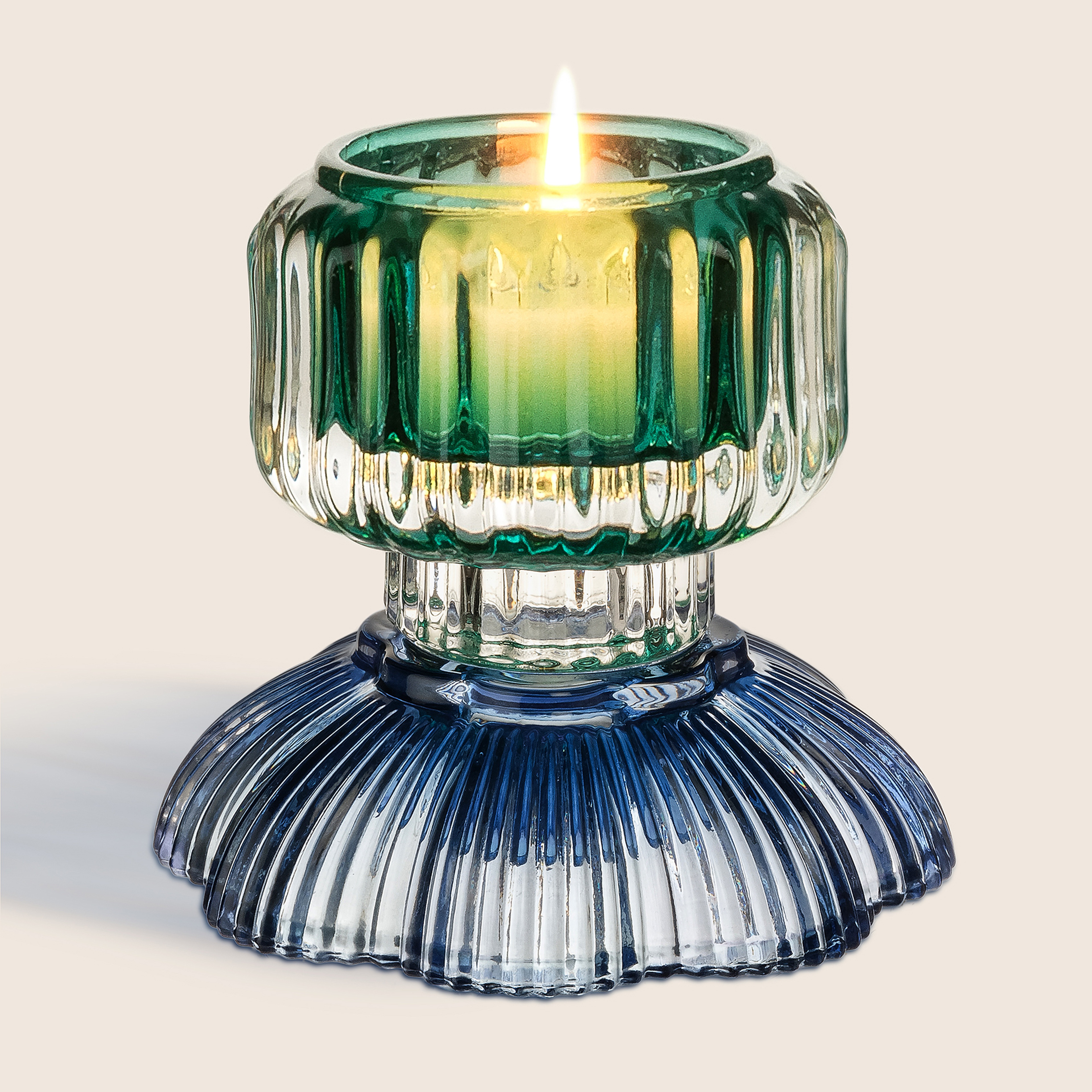 Nanjıng Cam Dekoratif Obje 10.2x10.2x9 Cm Renkli