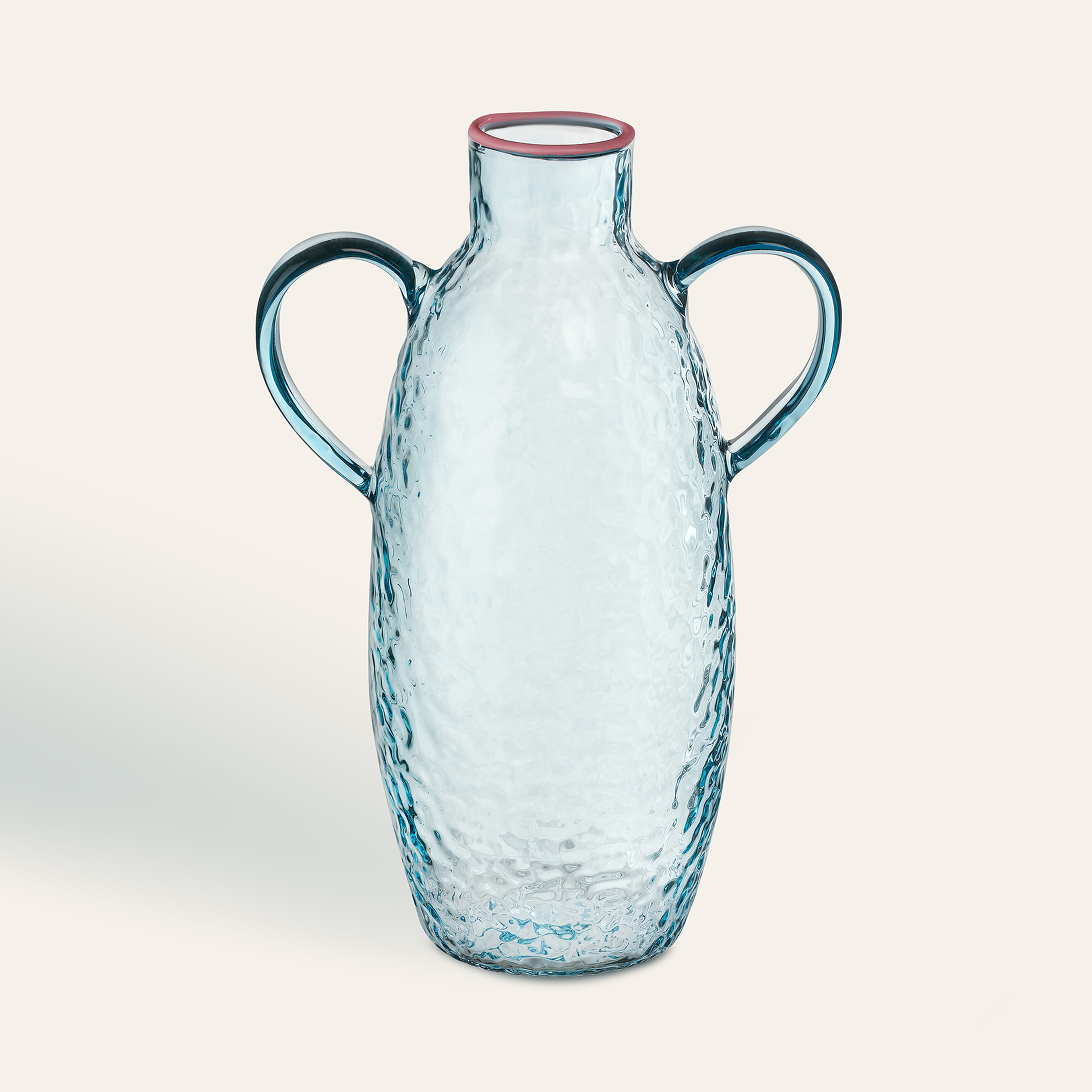 Nanjıng Borosilikat Cam Vazo 10.5x6.5x15.5 Cm Renkli