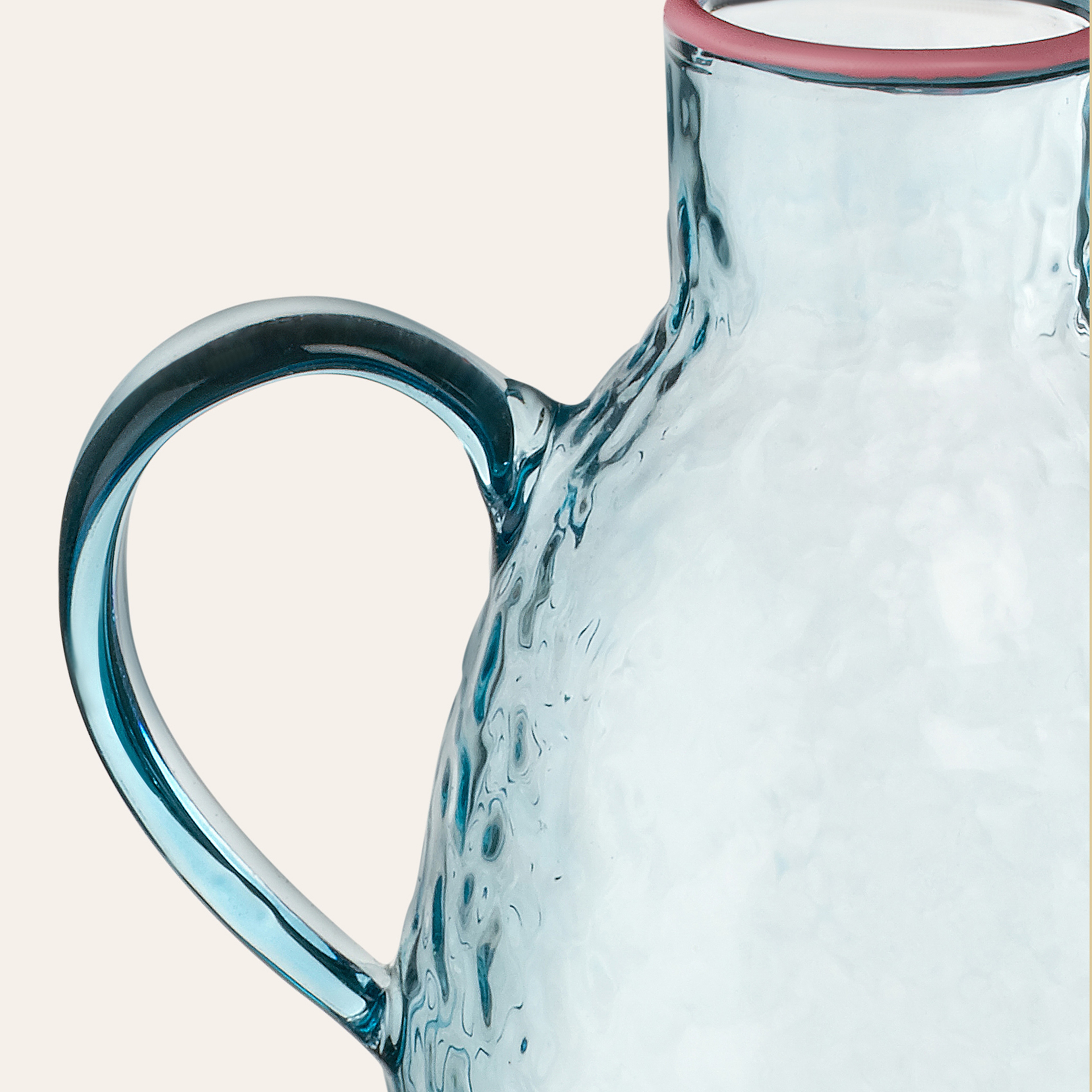 Nanjıng Borosilikat Cam Vazo 10.5x6.5x15.5 Cm Renkli