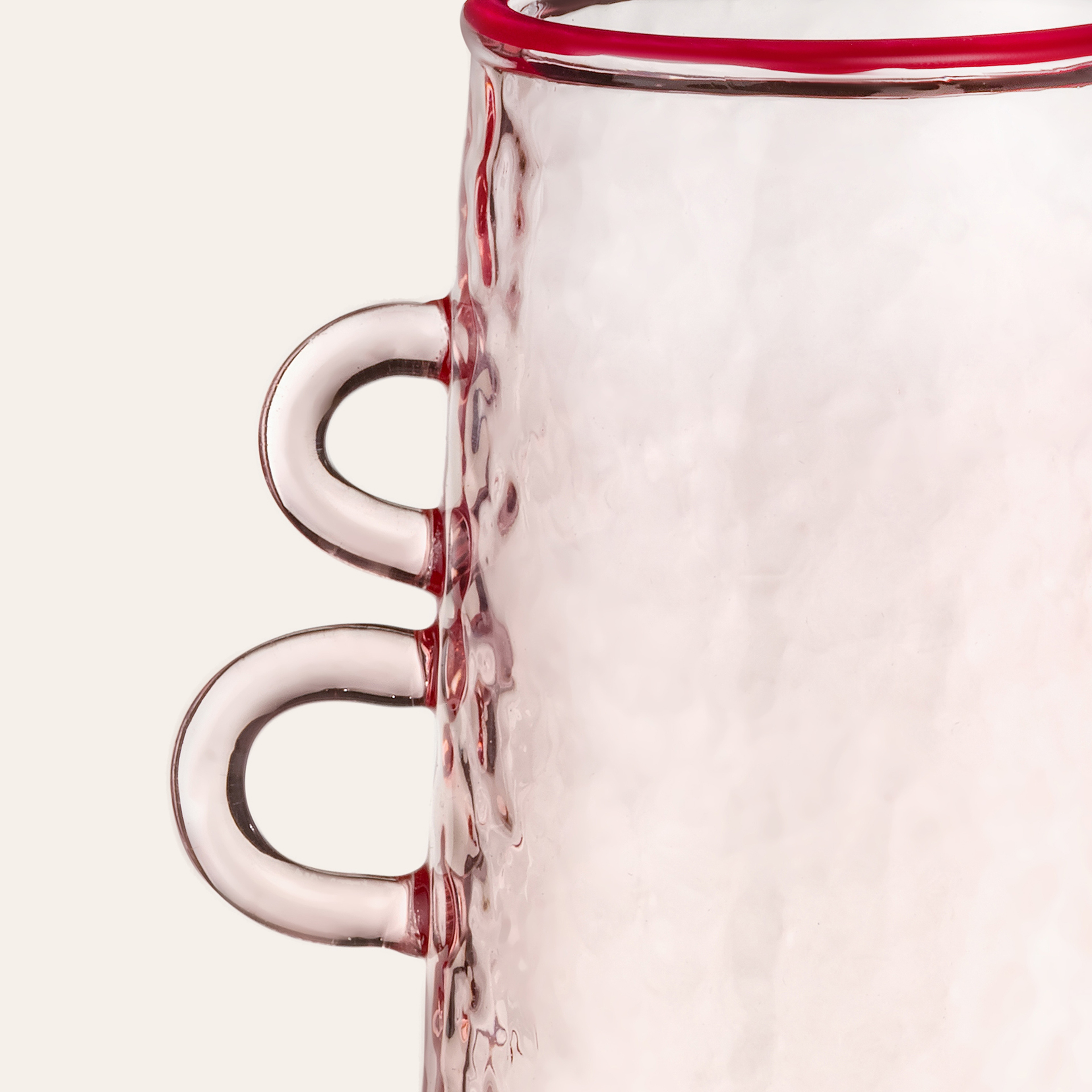 Nanjıng Borosilikat Cam Vazo 8x10x24 Cm Renkli