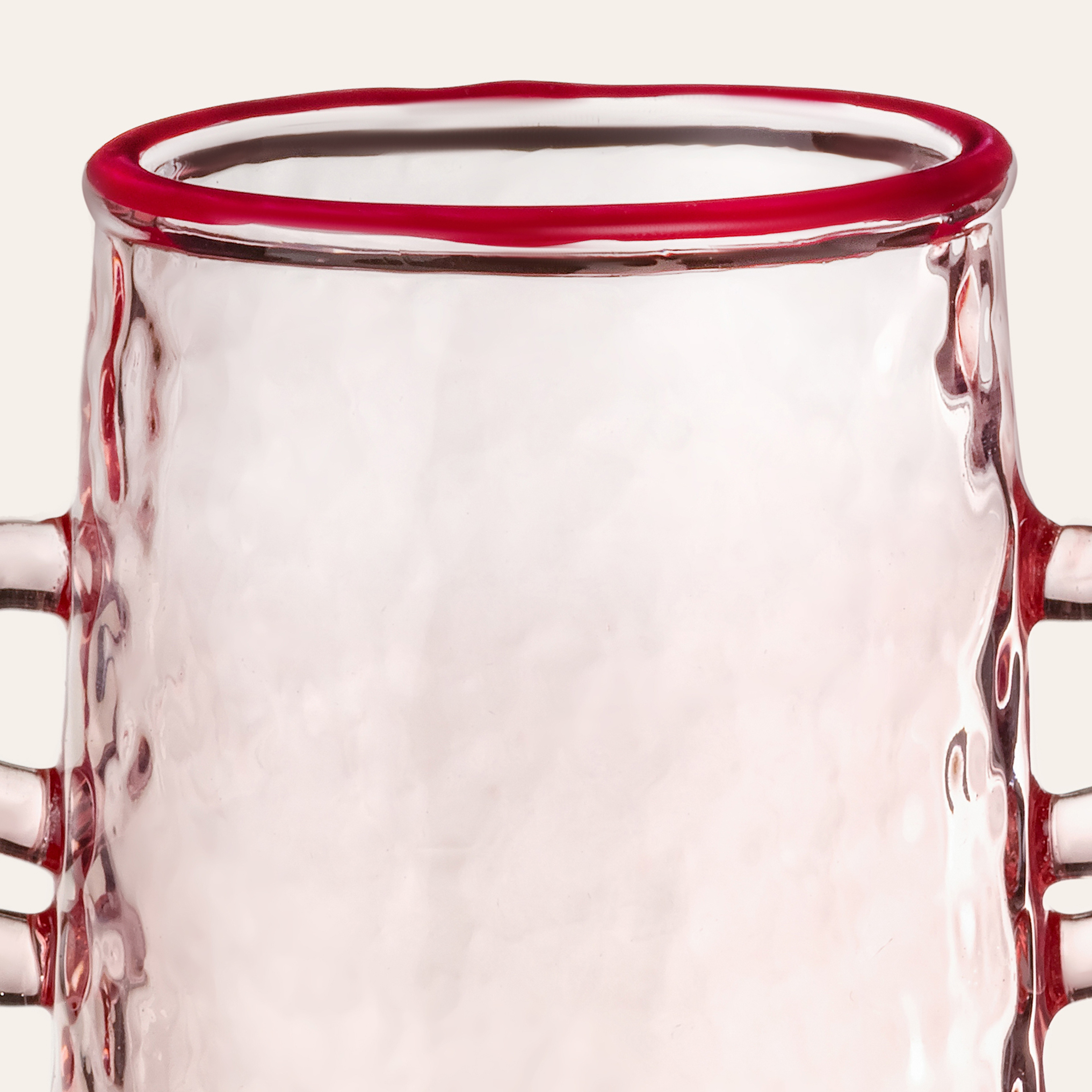 Nanjıng Borosilikat Cam Vazo 8x10x24 Cm Renkli