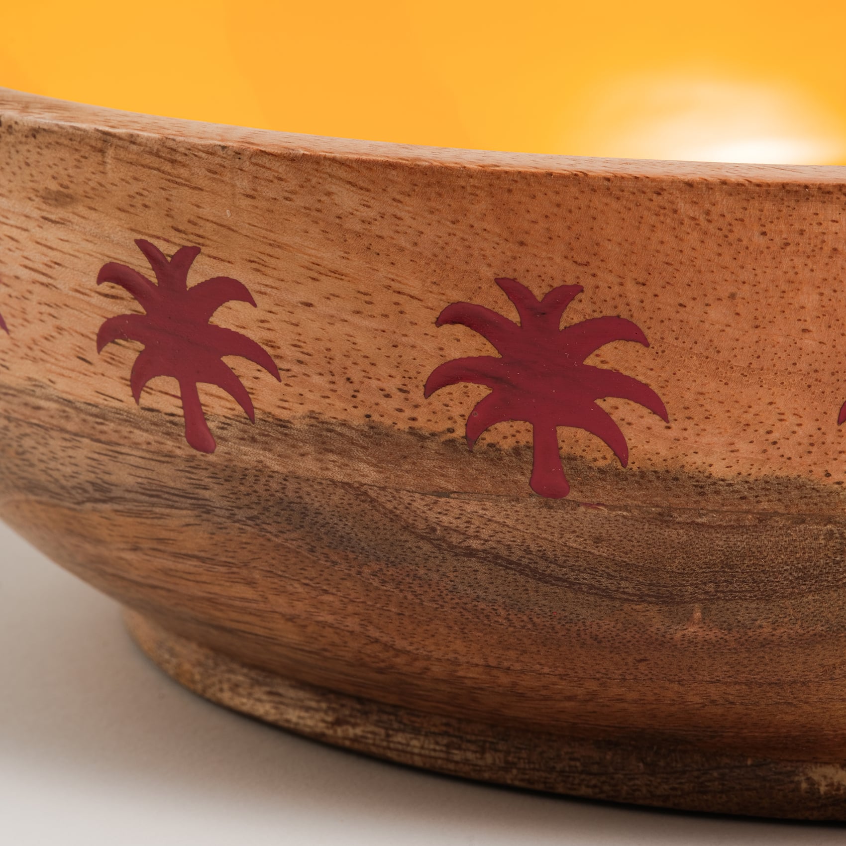 Lakrı Mango Ağacı Kase 30x30x8 Cm