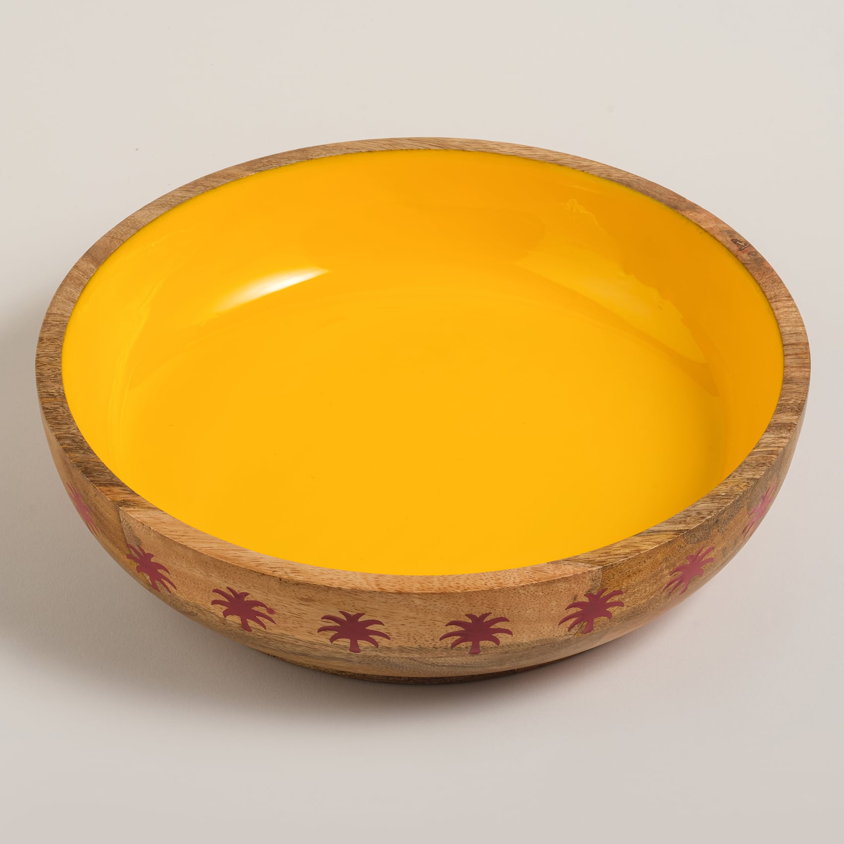 Lakrı Mango Ağacı Kase 30x30x8 Cm