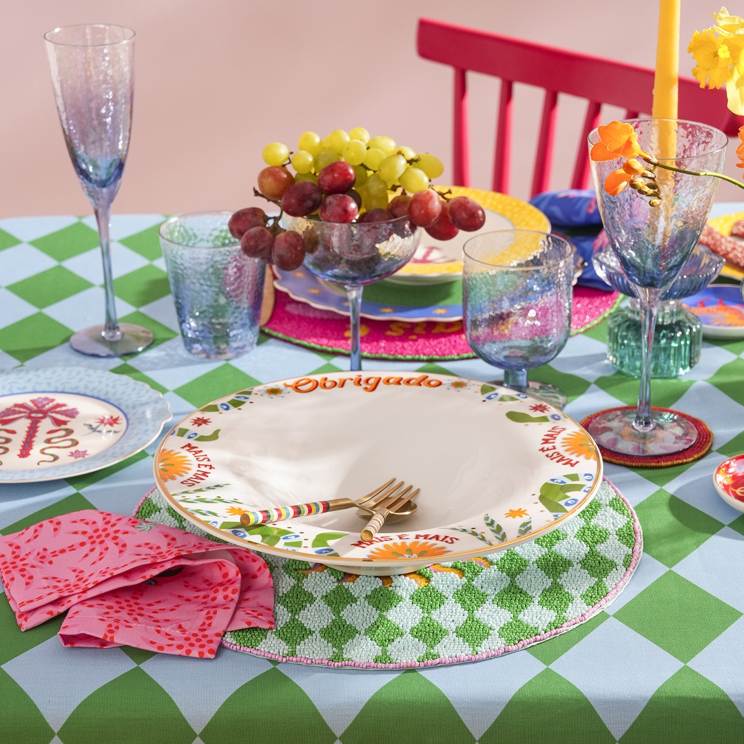 Lublın Porselen Makarna Tabağı 30 Cm Yeşil