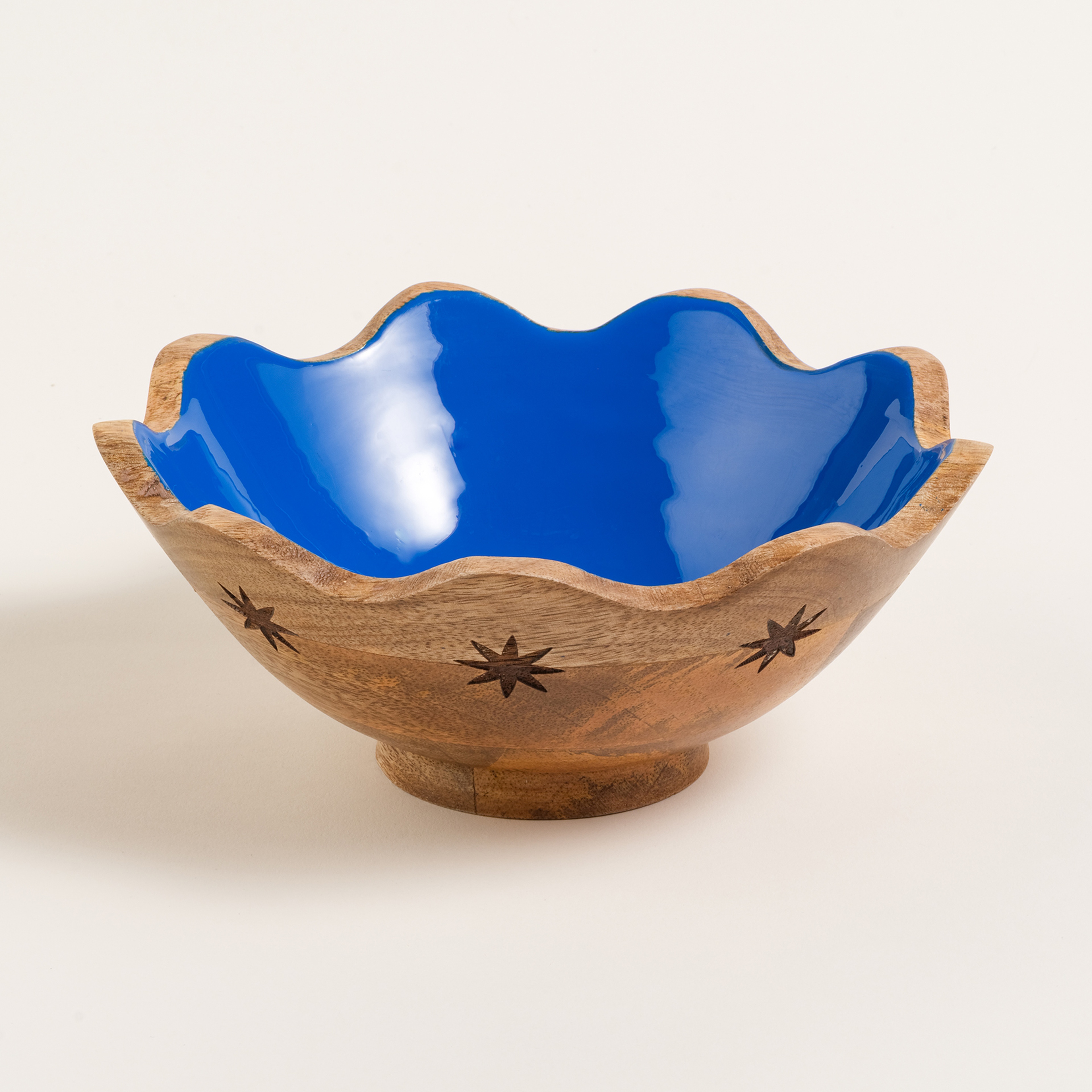 Lakrı Mango Ağacı Kase 22x22x9 Cm Lacivert