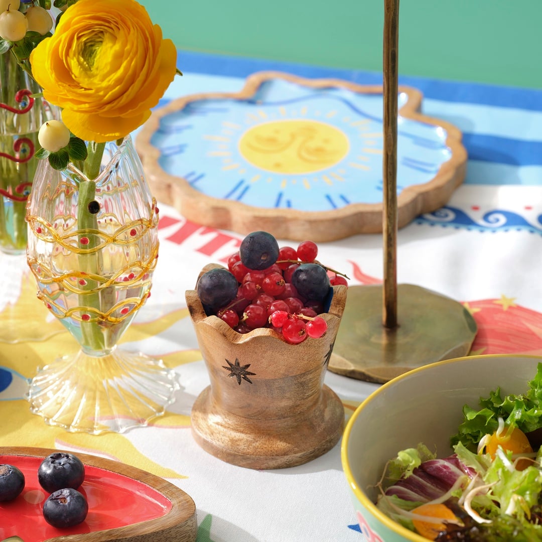 Lakrı Mango Ağacı Çerezlik 8x8x7.5 Cm Lacivert