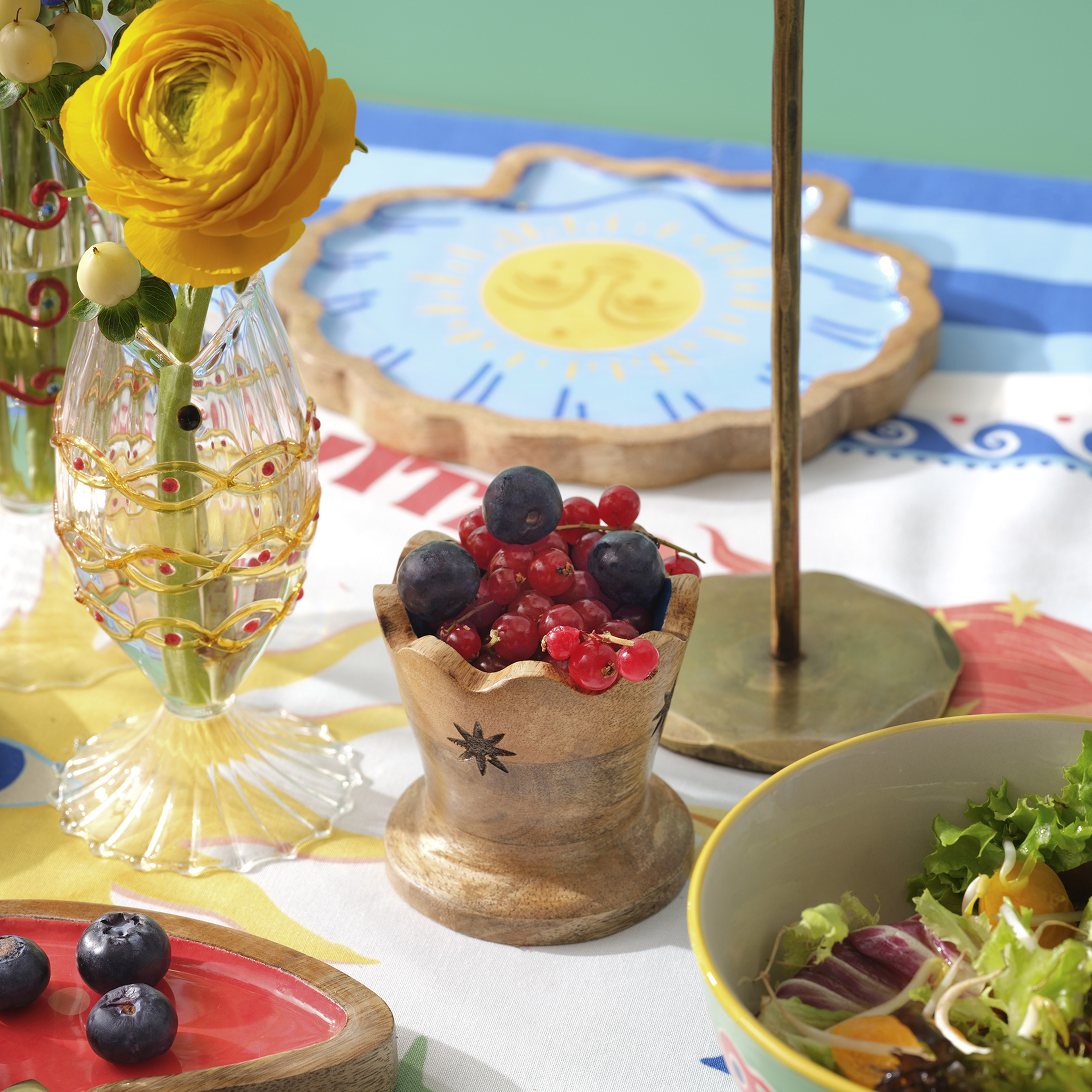 Lakrı Mango Ağacı Çerezlik 8x8x7.5 Cm Lacivert