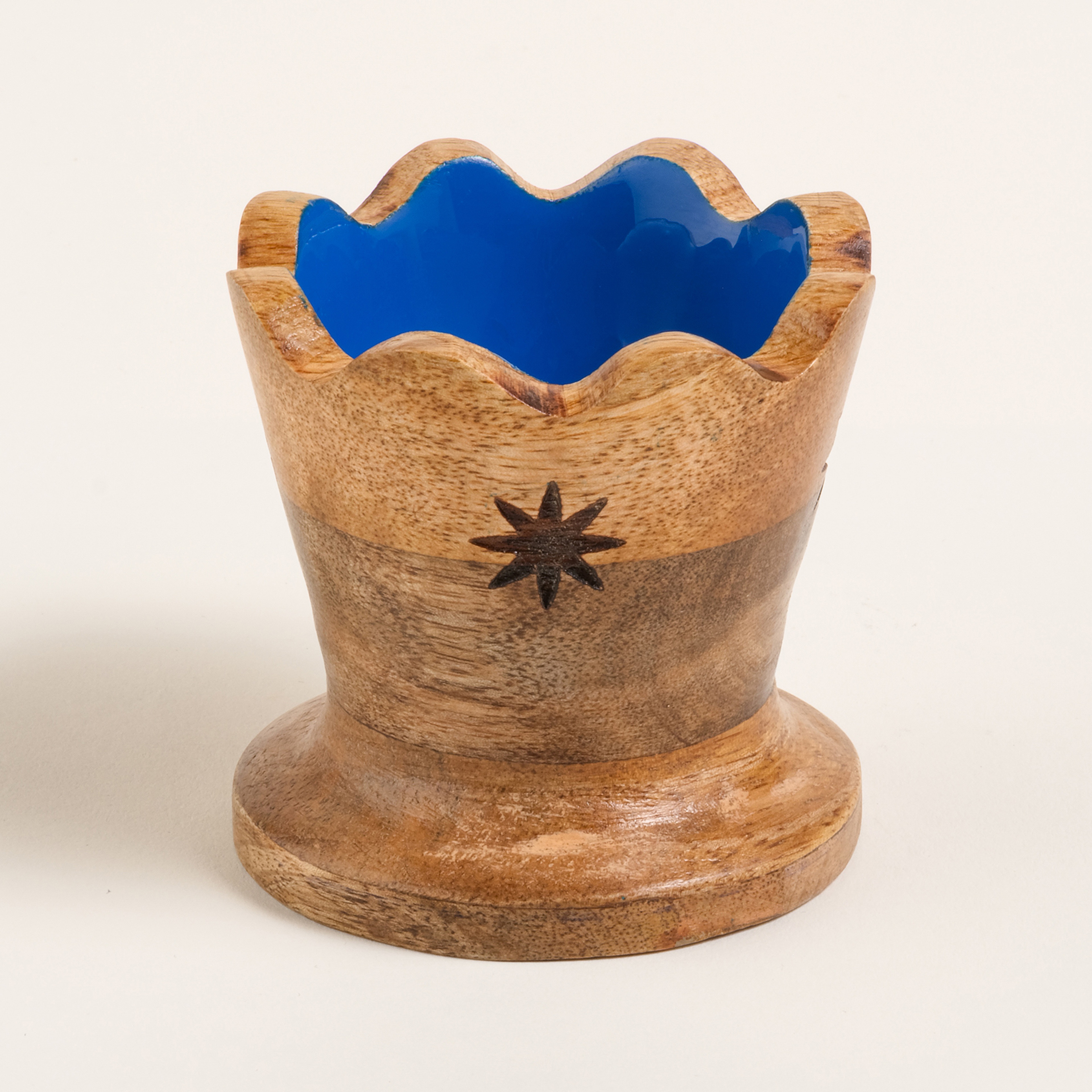 Lakrı Mango Ağacı Çerezlik 8x8x7.5 Cm Lacivert