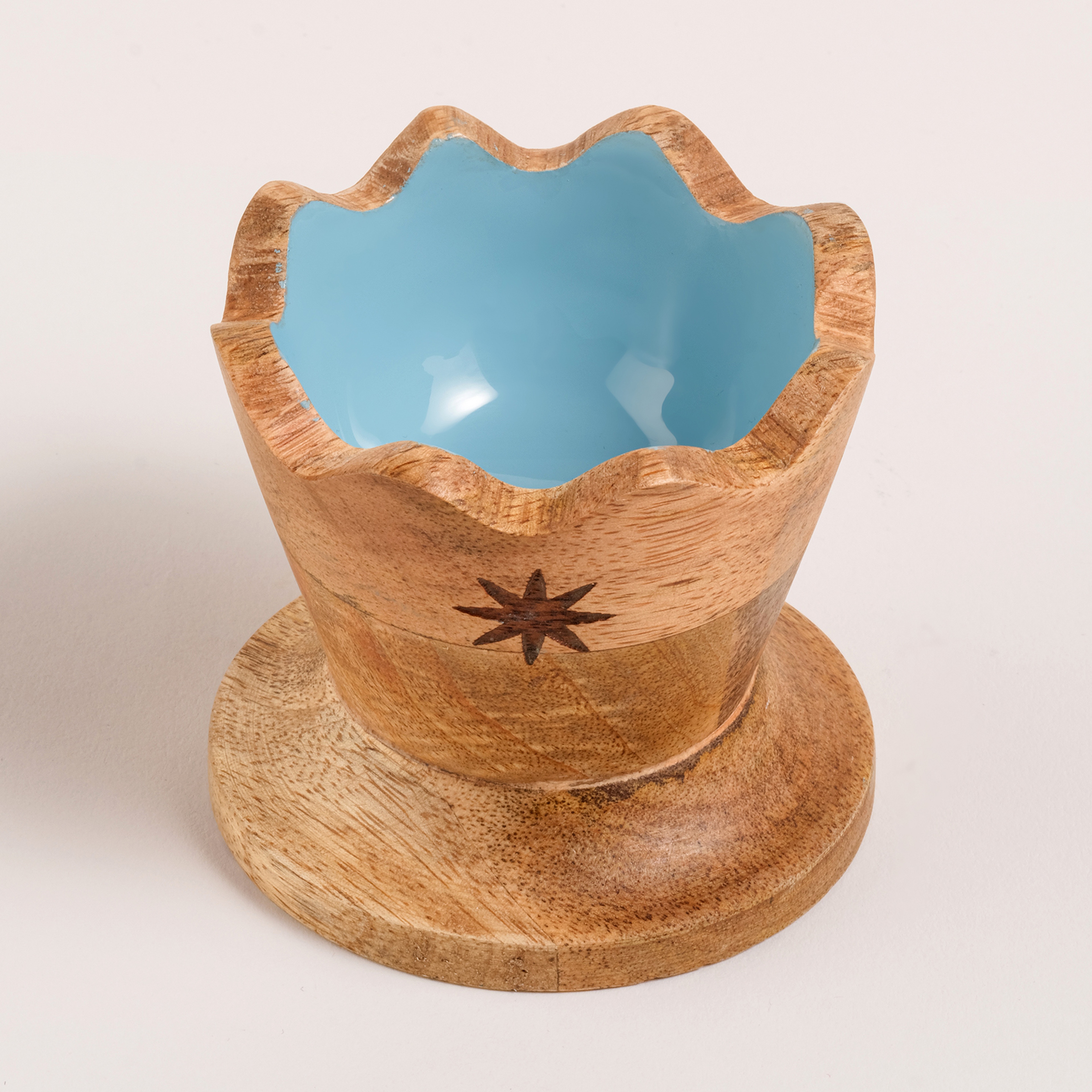 Lakrı Mango Ağacı Çerezlik 8x8x7.5 Cm Mavi