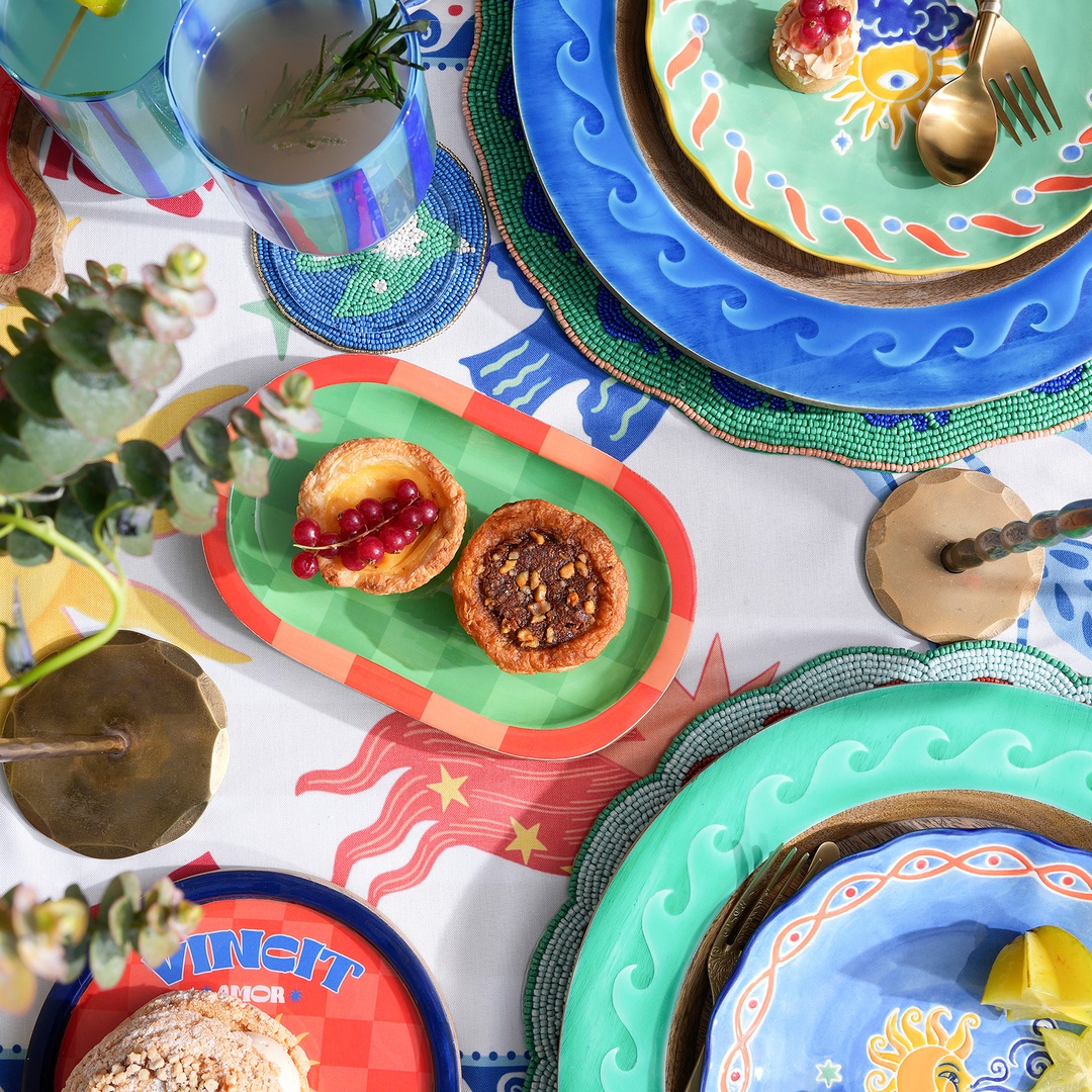 Lakrı Mango Ağacı Sunum Tahtası 22x14x2,5 Cm Yeşil