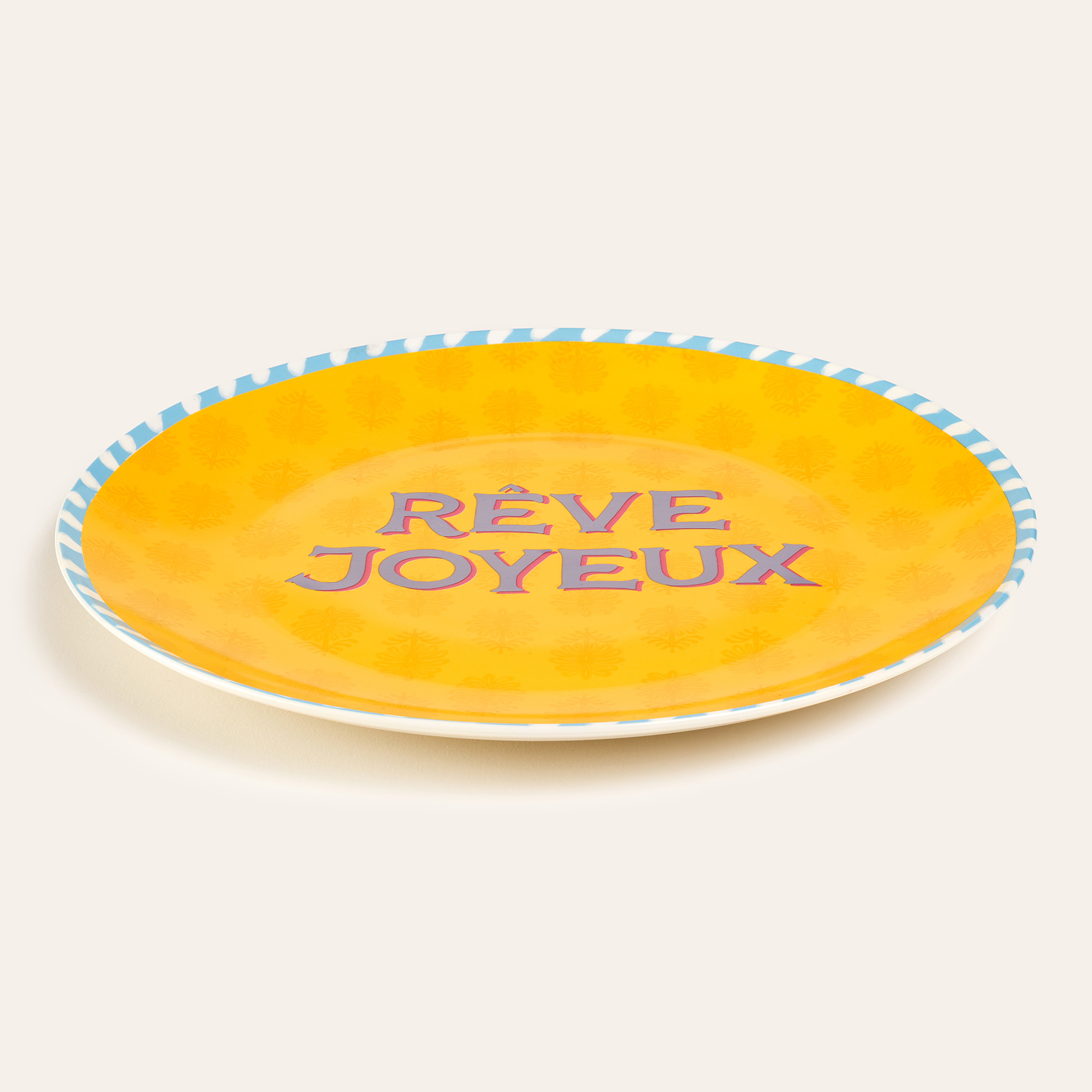 Luohu Porselen Yemek Tabağı 27 Cm Renkli