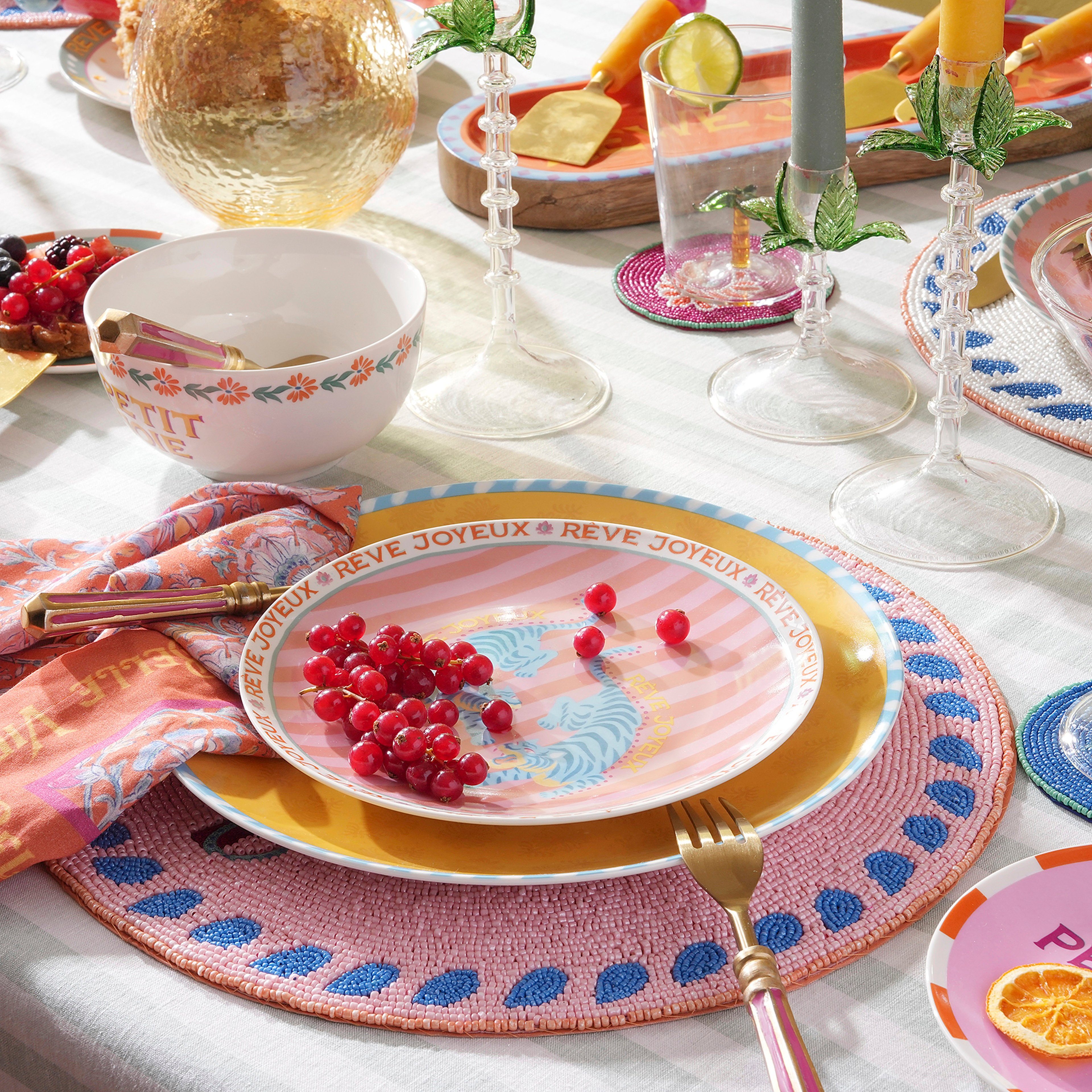 Luohu Porselen Pasta Tabağı 21 Cm