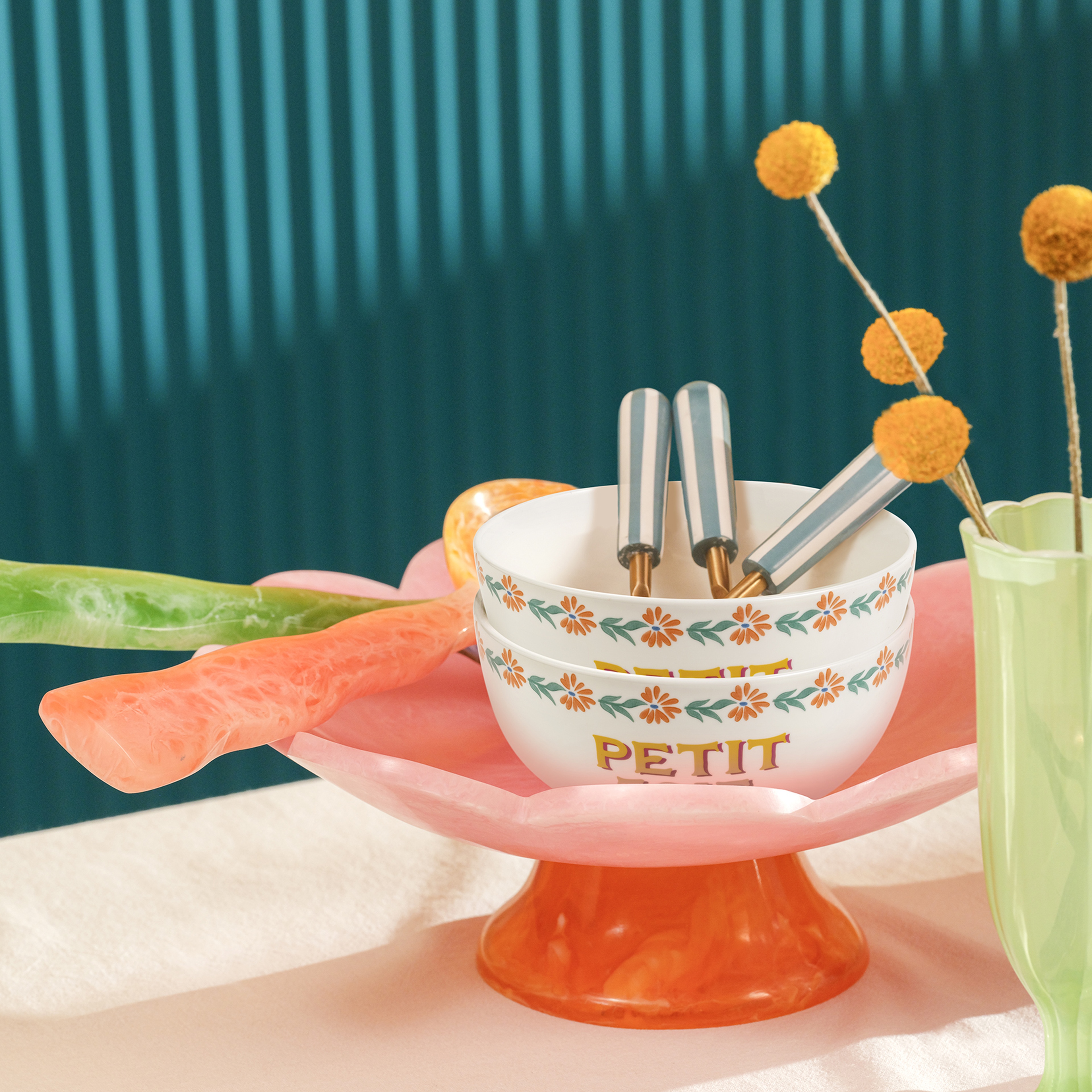 Luohu Porselen Kase 13 Cm Renkli