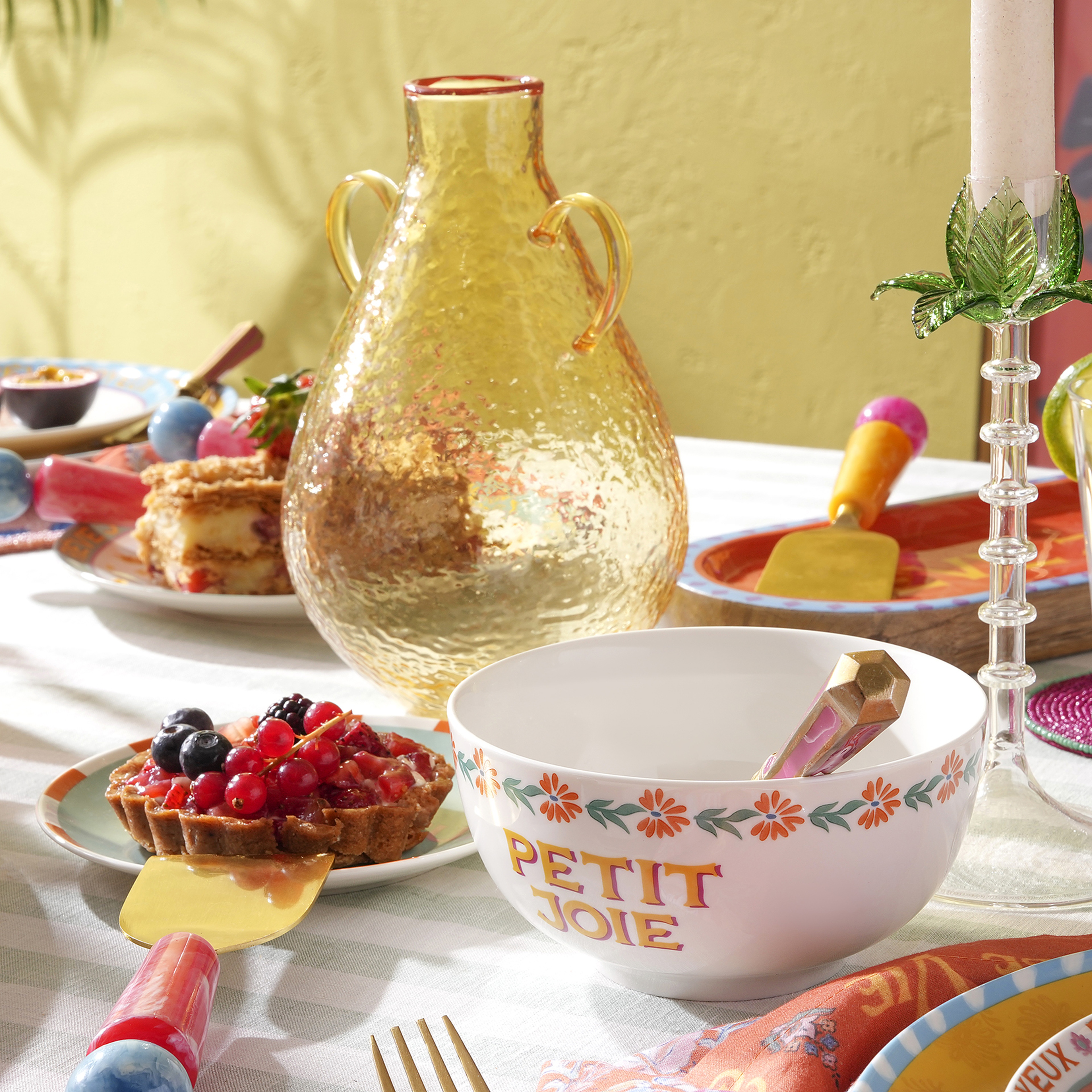 Luohu Porselen Kase 13 Cm Renkli